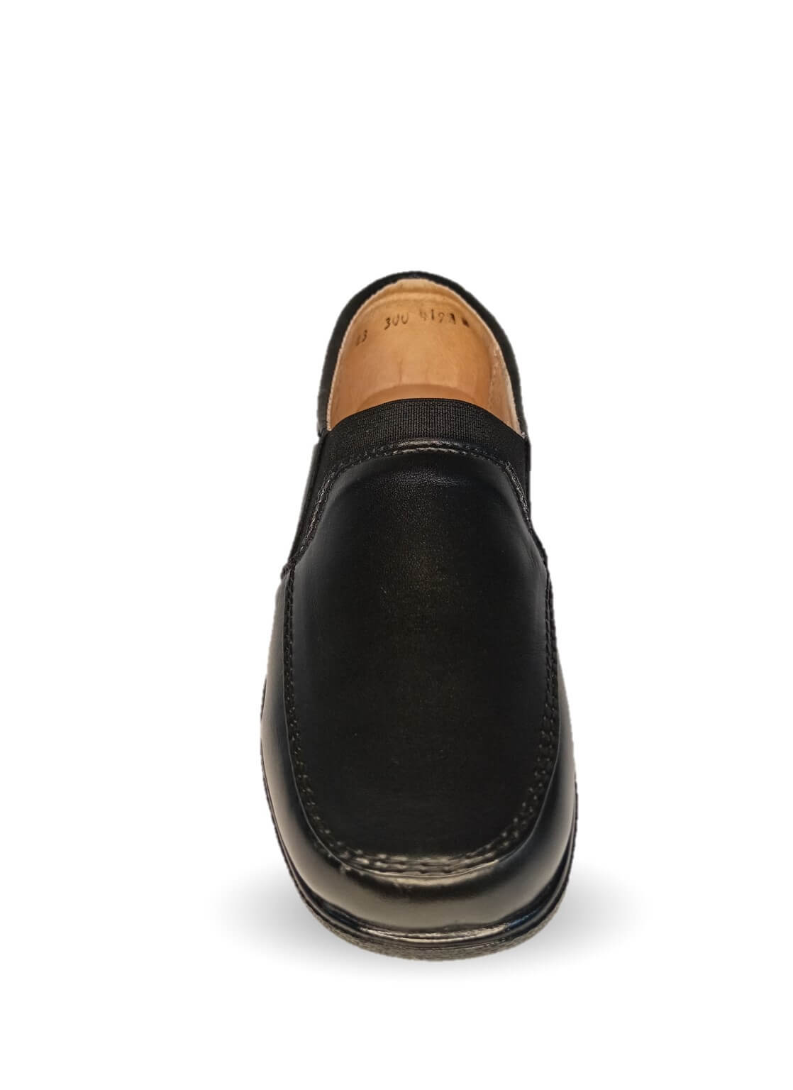 Zapato de Confort de piel de cordero Bella Confort 300 Negro para mujer