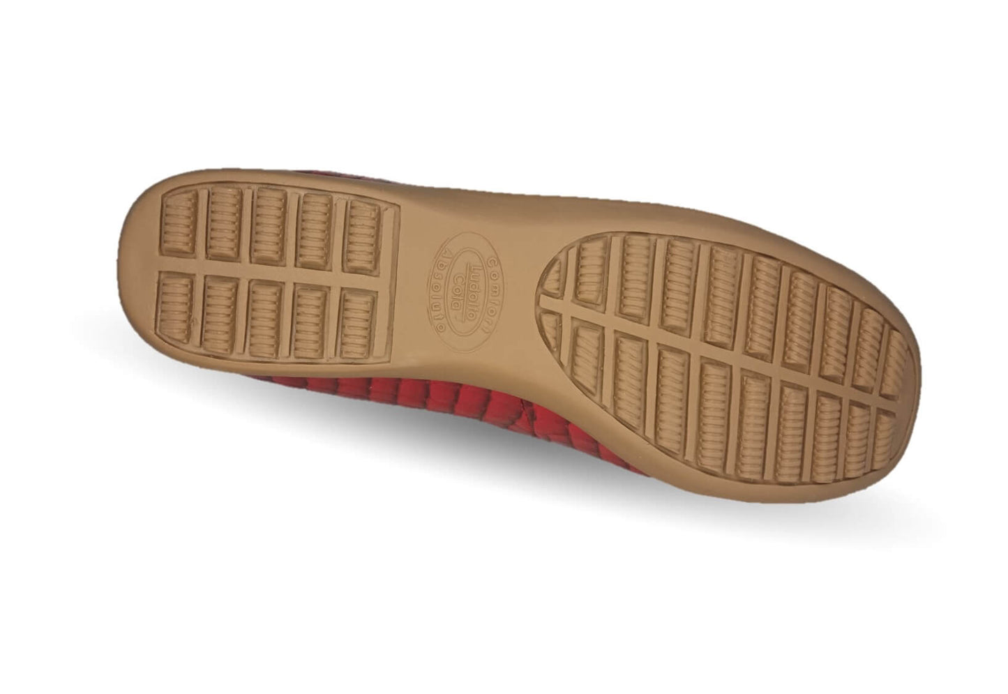 Zapato de Confort y Casual de piel de ternera con Shock Point Capricho 1230 Charol Rojo para mujer