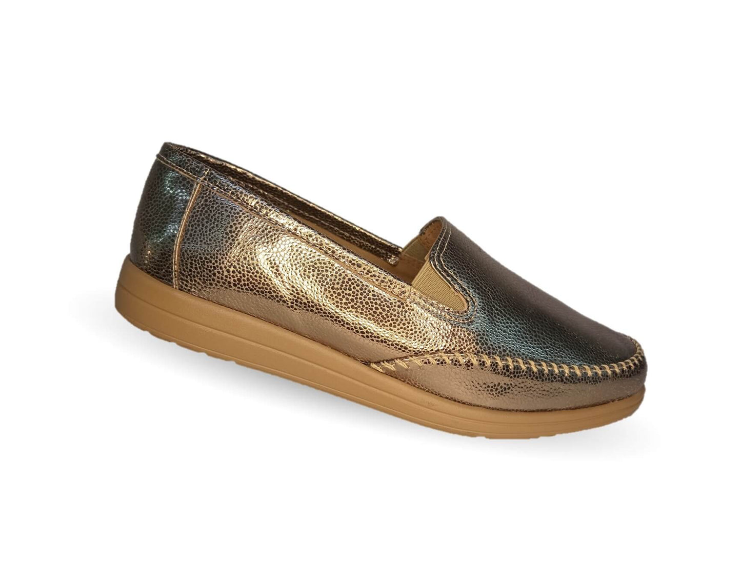 Zapato de Confort y Casual de piel de ternera con Shock Point Capricho 72013 Seda para mujer