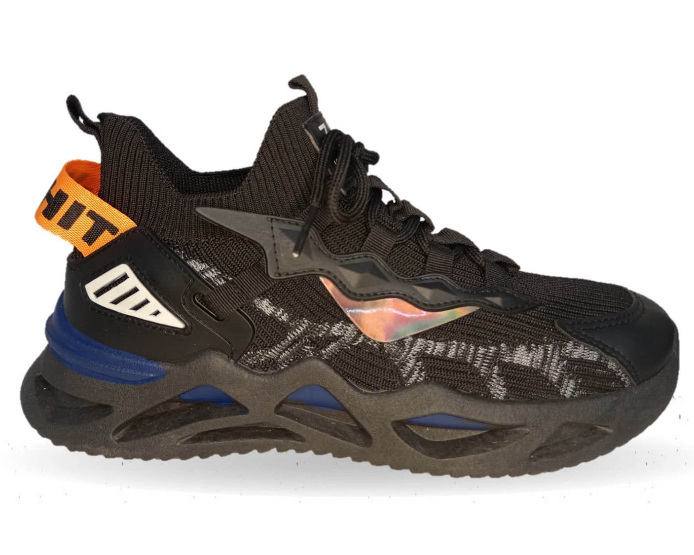 Tenis Deportivo de inyección Click 40141 Negro Multi para hombre