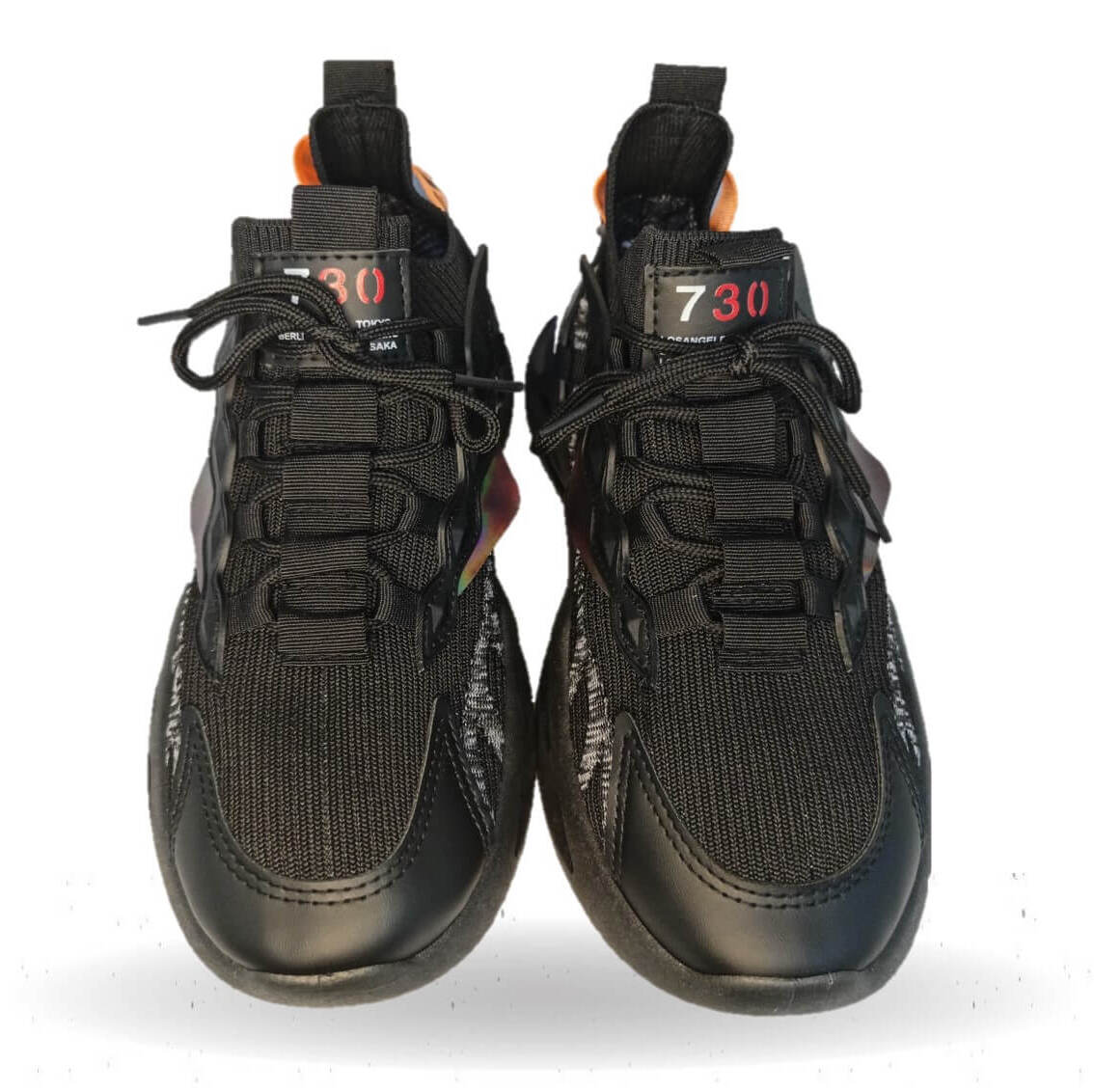 Tenis Deportivo de inyección Click 40141 Negro Multi para hombre