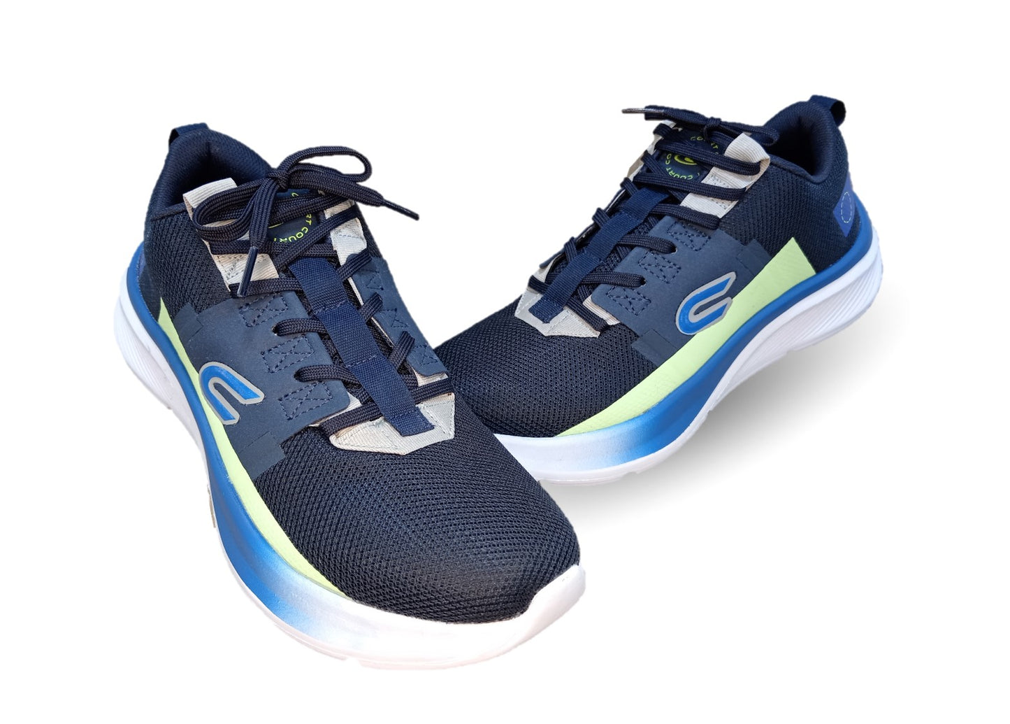 Tenis Deportivo con tecnología Breathable Court 7904 Marino/Verde para hombre