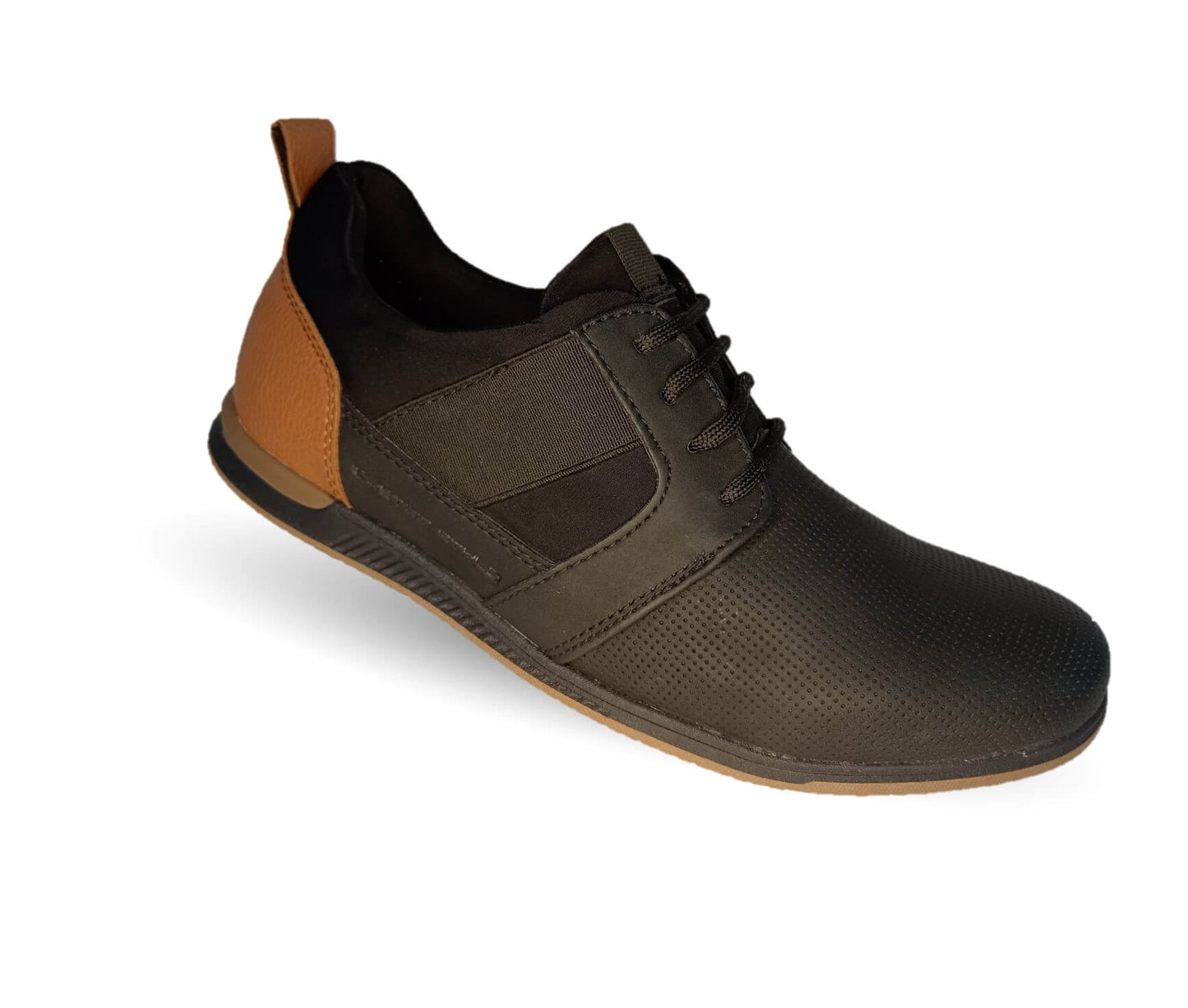 Zapato Casual Custom 2756 Negro/Camel para hombre