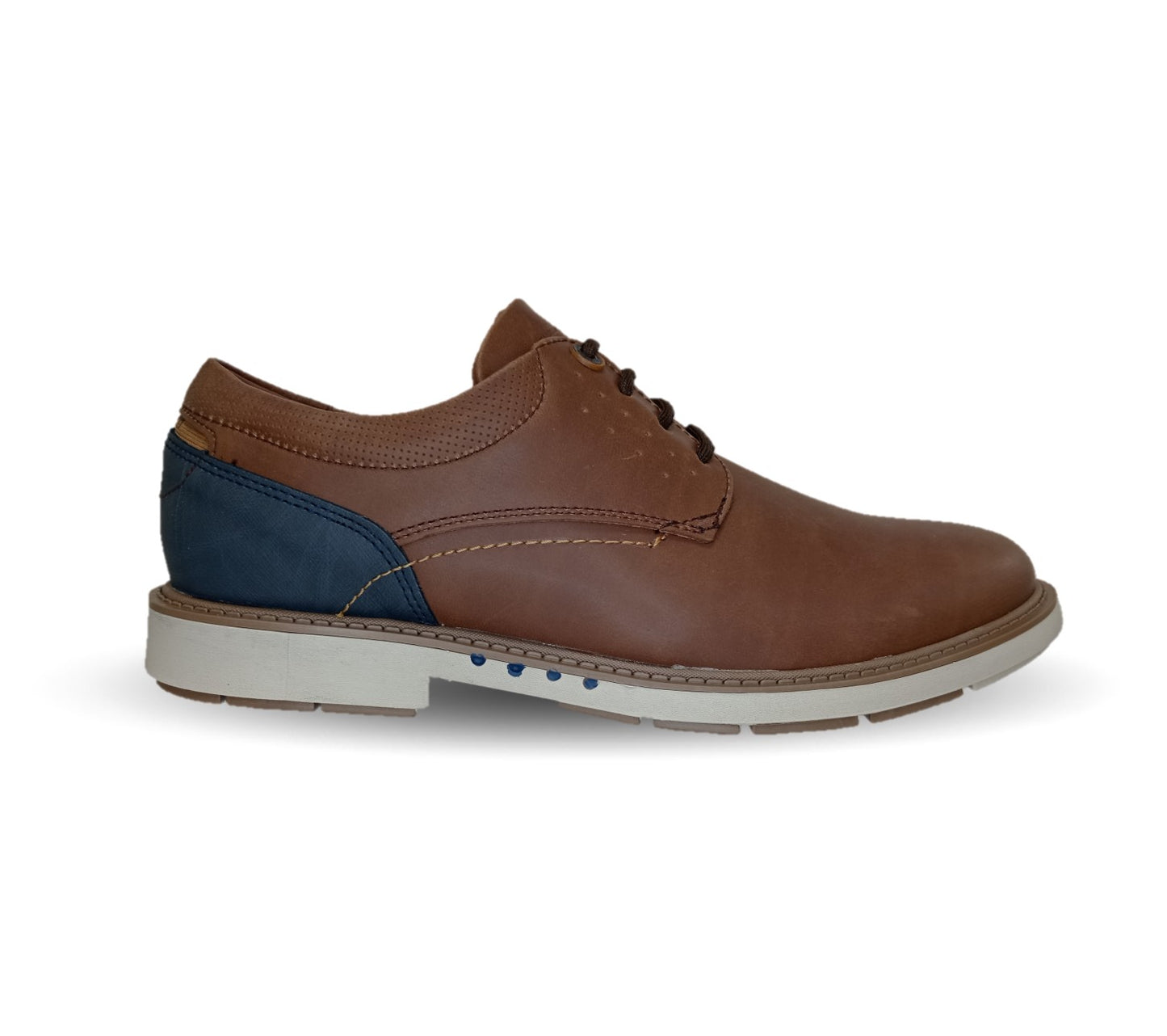 Zapato Casual Custom 4706 Camel/Navy para hombre