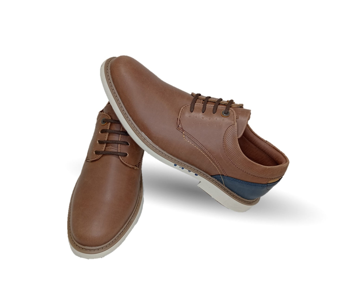 Zapato Casual Custom 4706 Camel/Navy para hombre