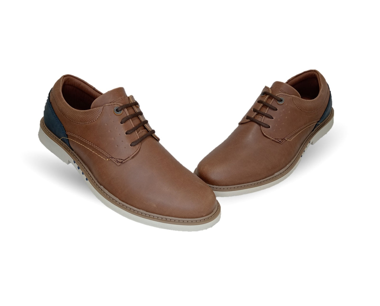 Zapato Casual Custom 4706 Camel/Navy para hombre