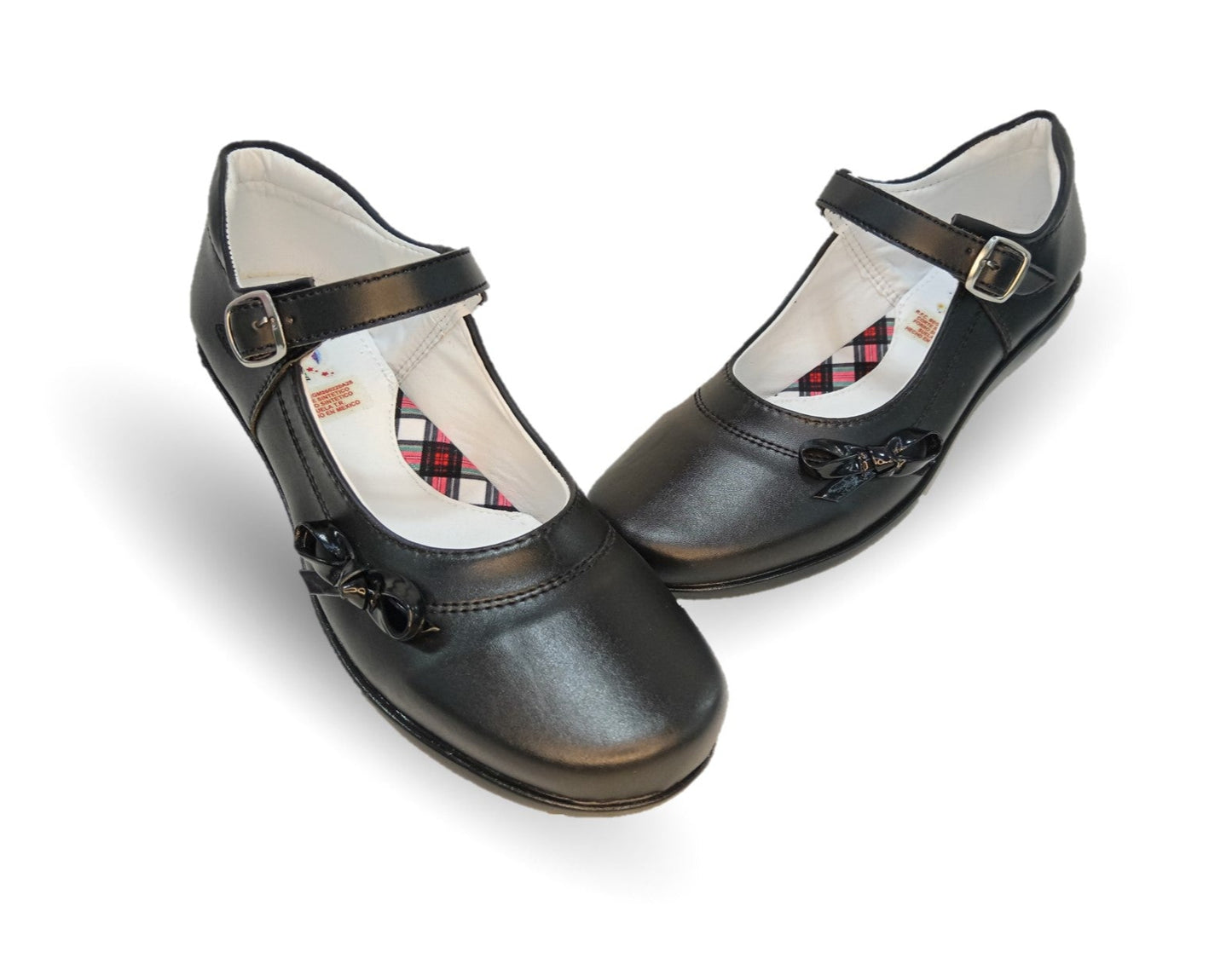 Zapato Escolar y Casual con hebilla Dulce Cereza 604 Negro para niña