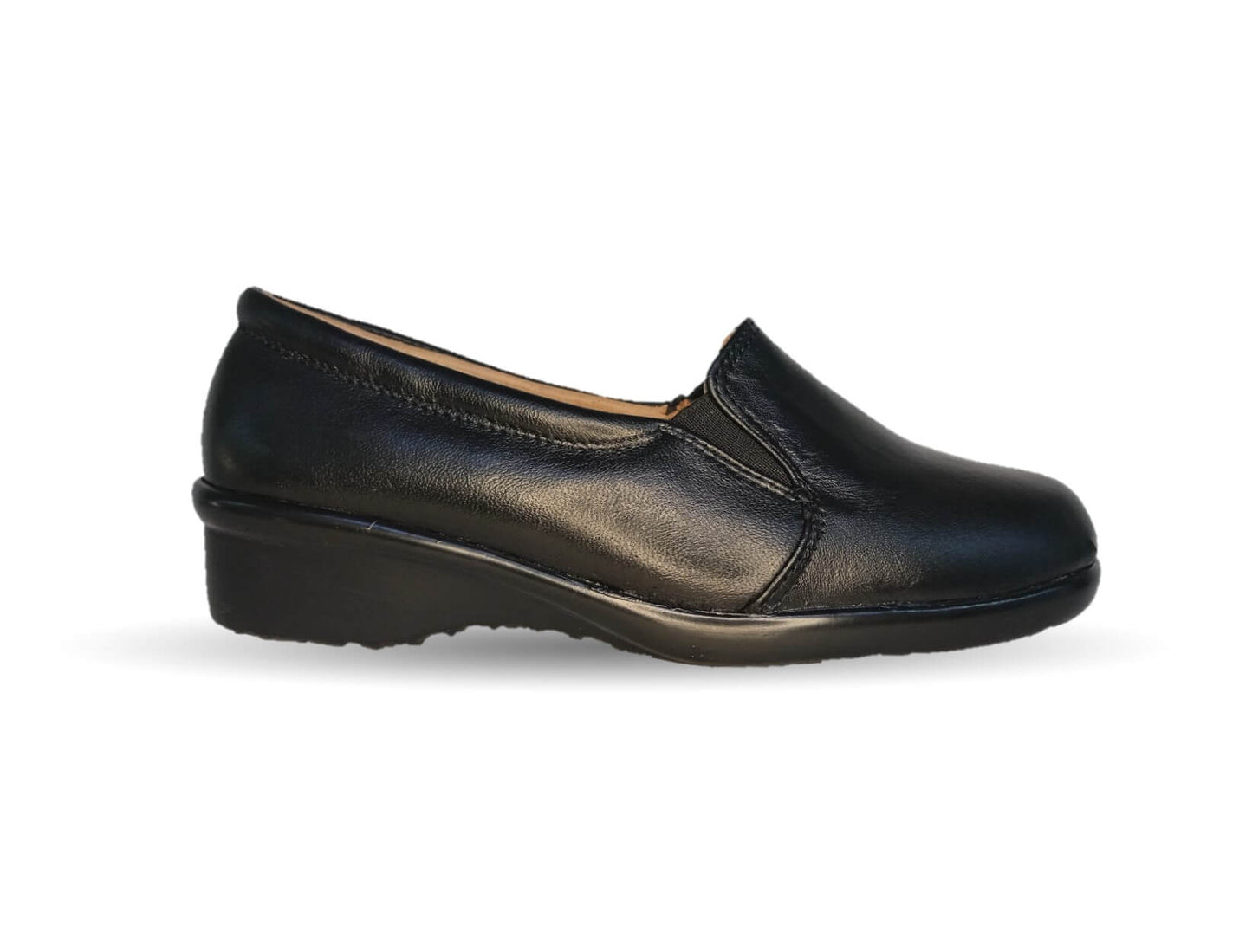 Zapato de Confort de piel bovino Dorothy Bell 366 Negro para mujer
