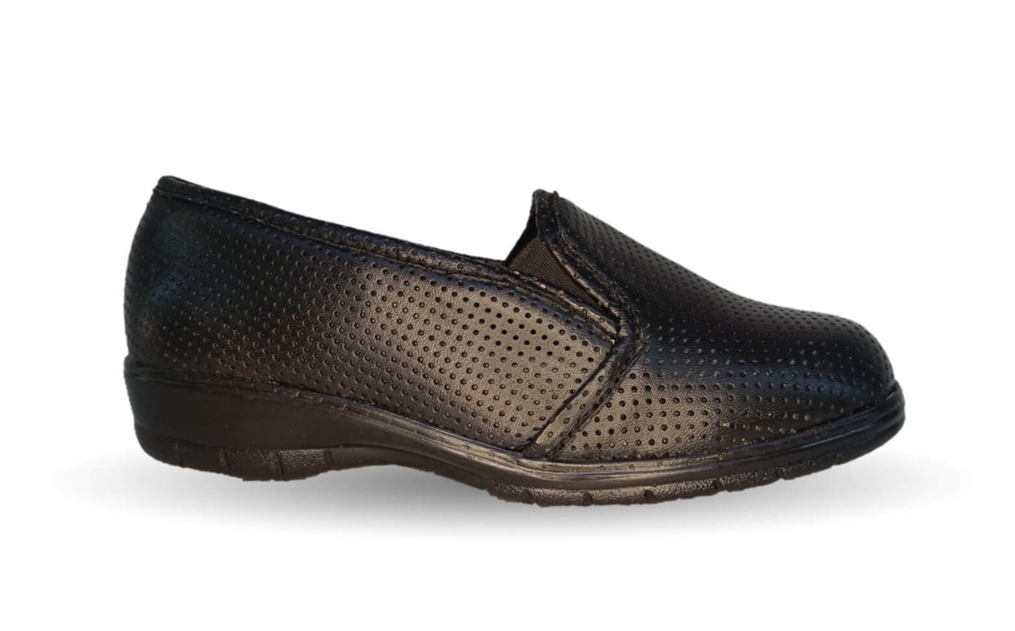Zapato de Confort de piel bovino Dorothy Bell 382 Negro para mujer