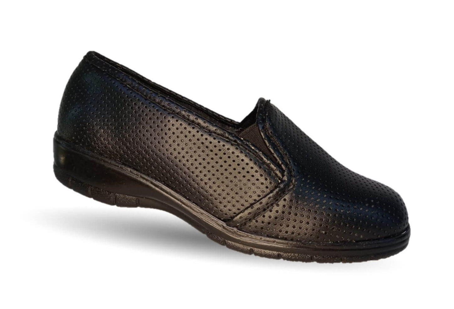 Zapato de Confort de piel bovino Dorothy Bell 382 Negro para mujer
