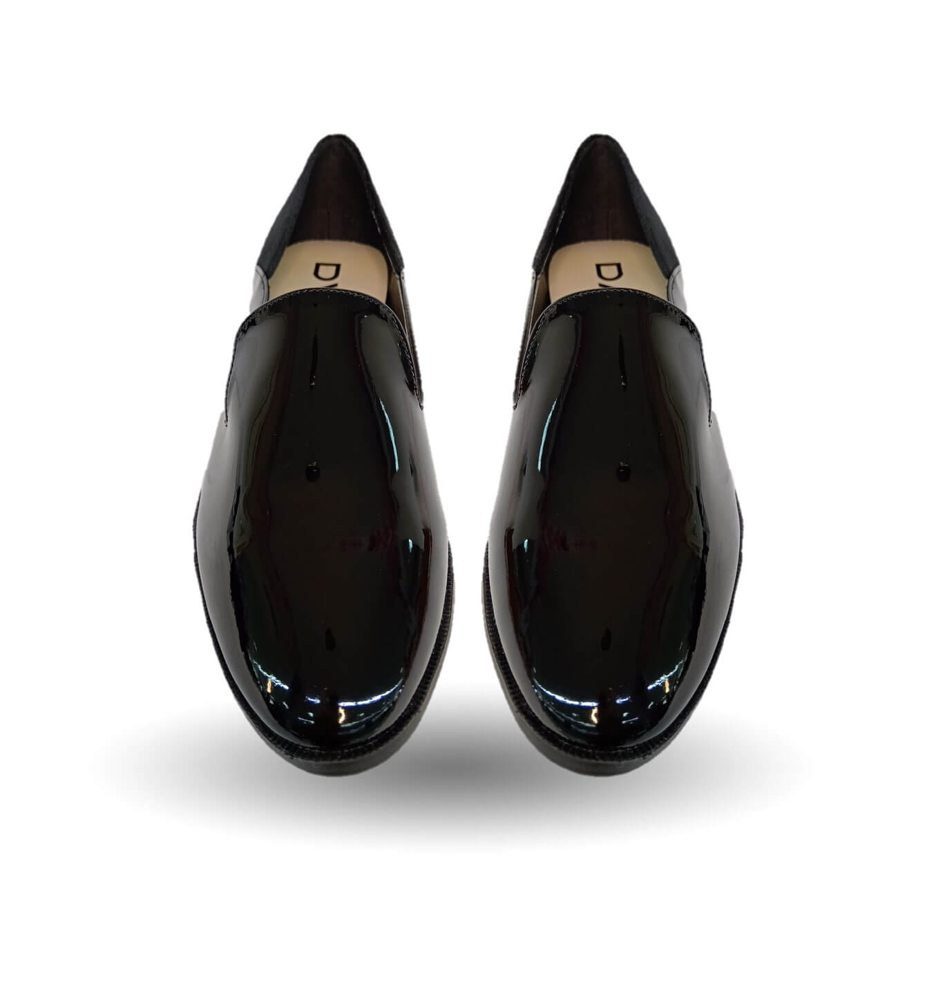 Zapato Casual tipo Flats de moda Dva 21156 Charol Negro para mujer
