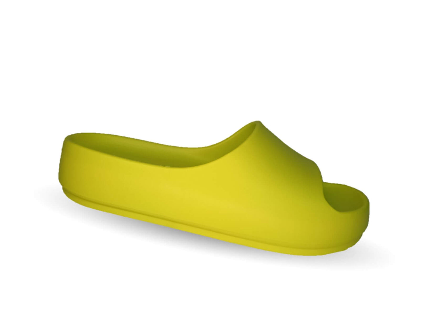 Sandalia con plataforma Elega 78 Verde Limón para mujer