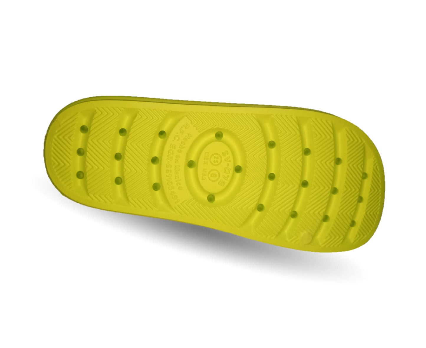 Sandalia con plataforma Elega 78 Verde Limón para mujer