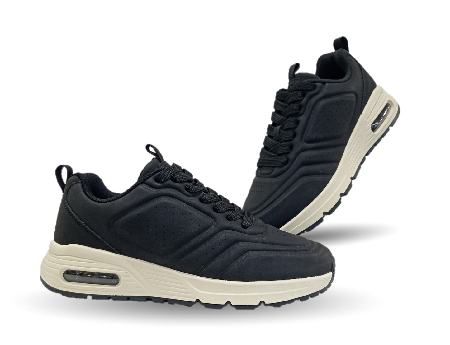 Tenis Urbano con burbuja de aire Flexi 422403 Negro para hombre