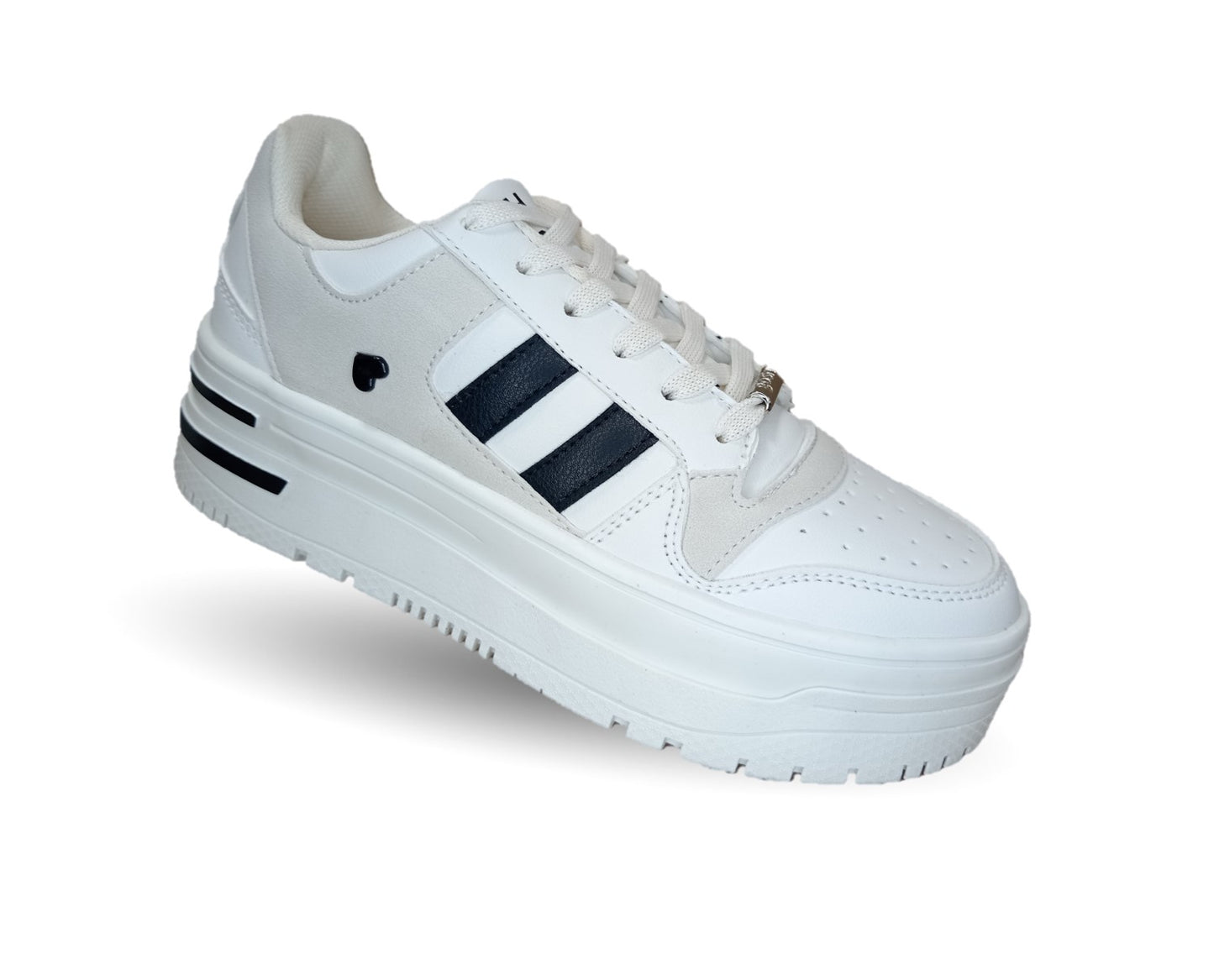 Tenis Urbano de moda con plataforma Gosh 2930 Marfil para mujer