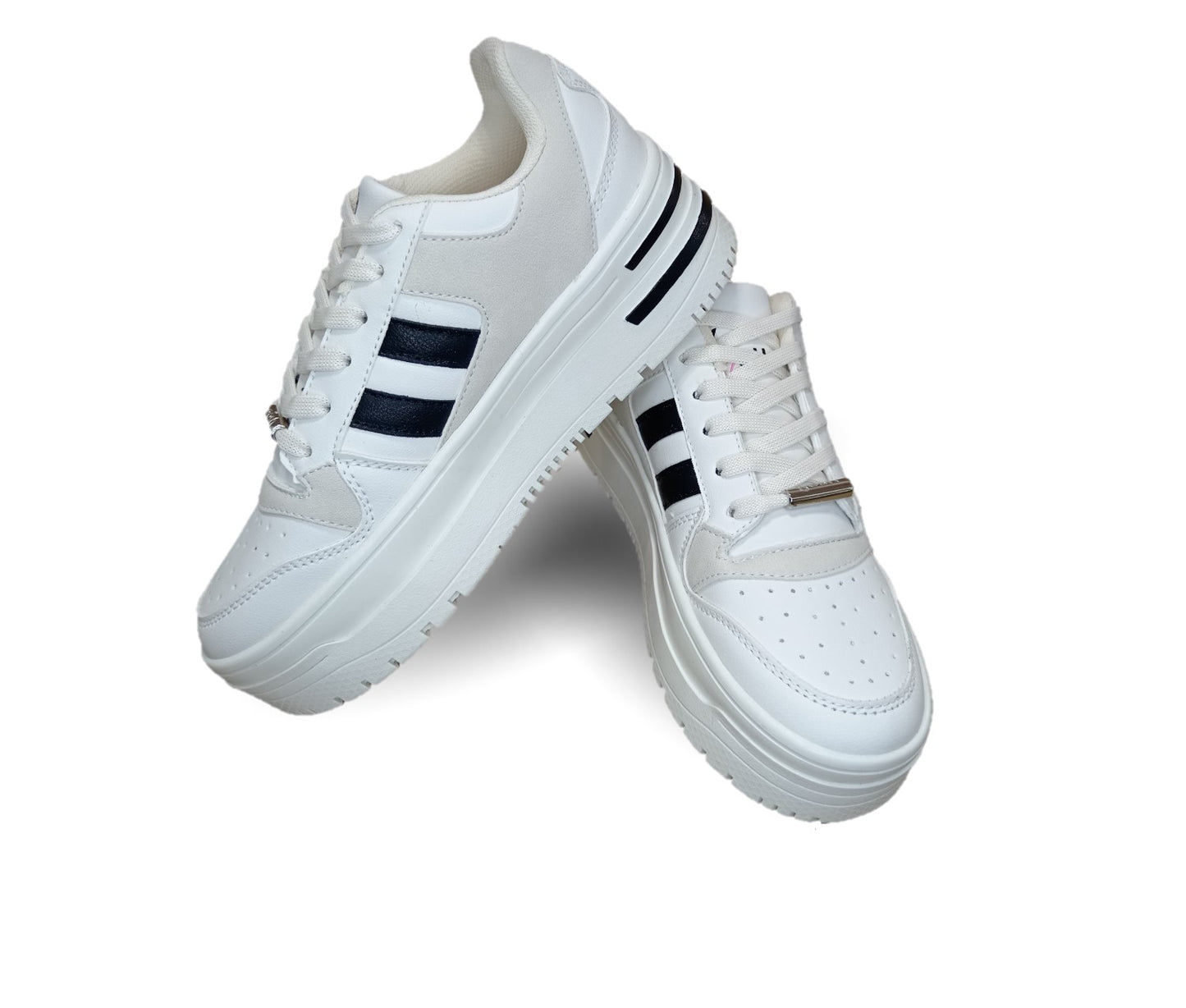 Tenis Urbano de moda con plataforma Gosh 2930 Marfil para mujer