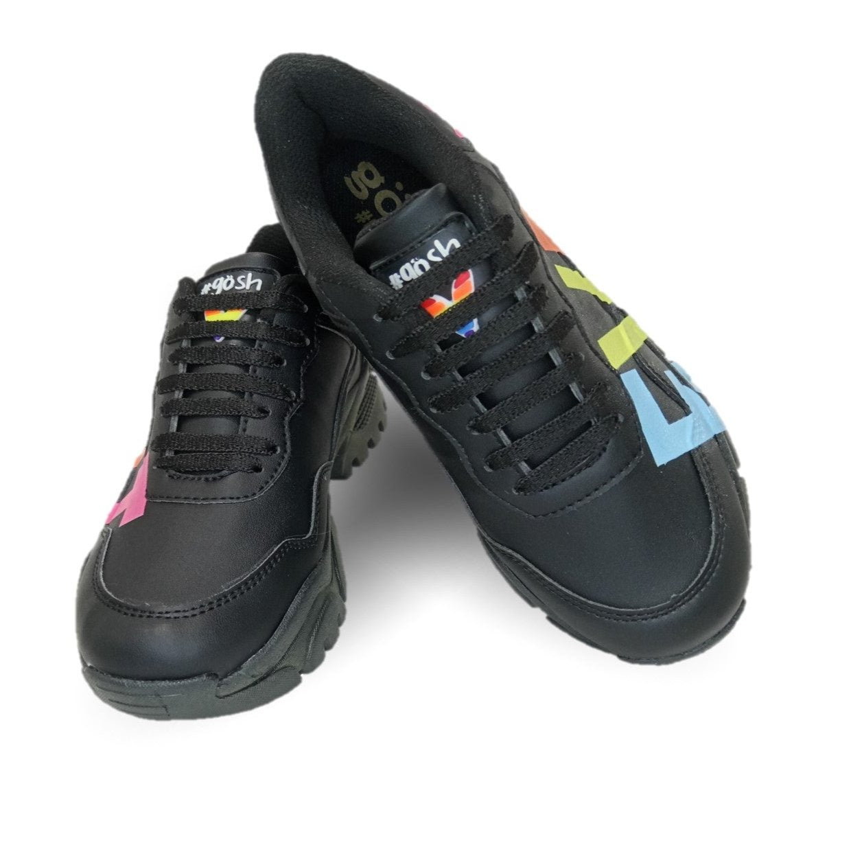 Tenis Urbano de moda con plataforma Gosh 7702 Negro para mujer