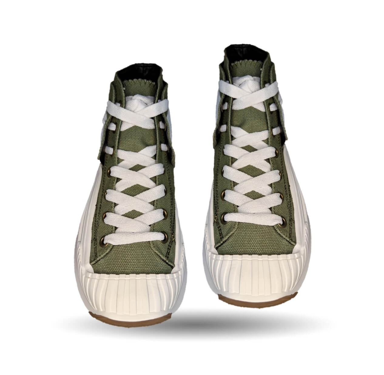 Tenis Urbano de moda tipo Bota Gosh 905 Musgo/Negro para mujer