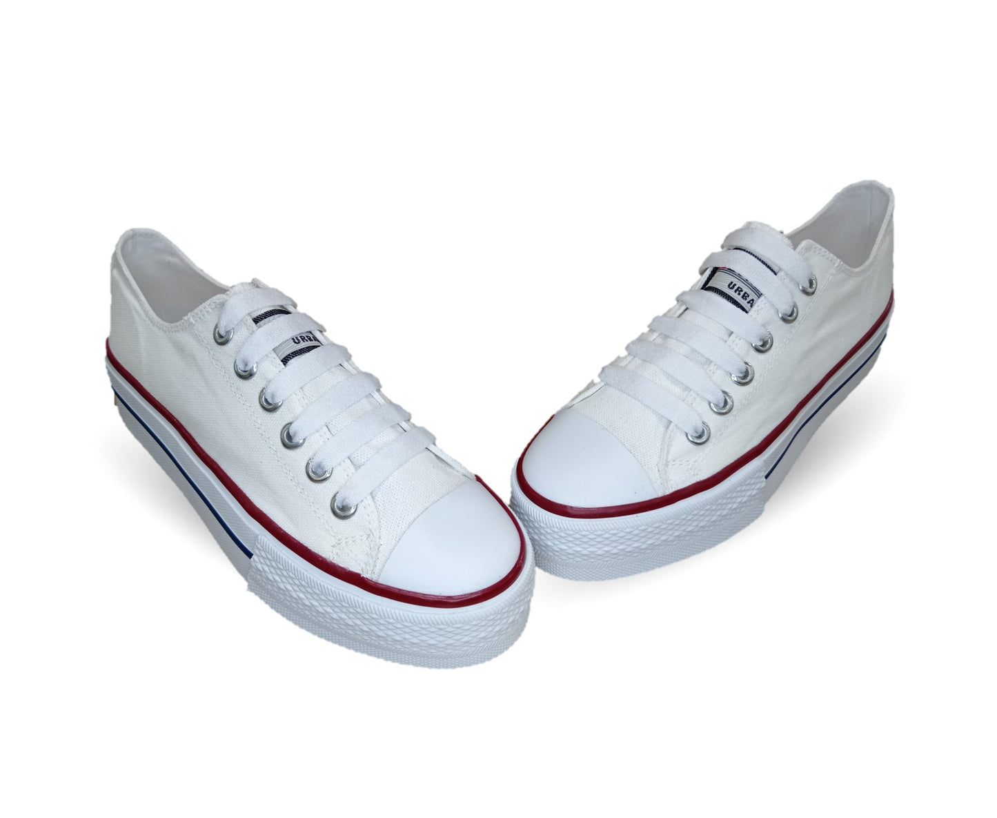 Tenis Urbano con plataforma baja H Gros 2022 Blanco/Blanco para mujer