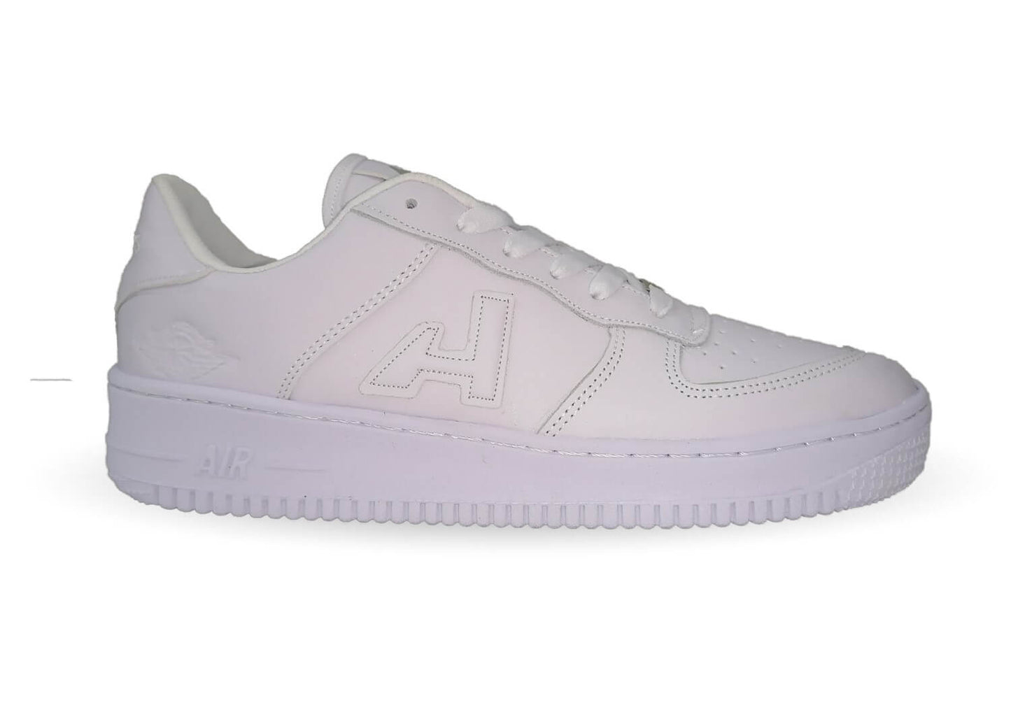Tenis Urbano de piel H Gros 238 Blanco/Blanco Unisex para hombre y mujer