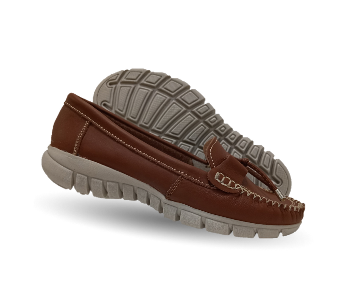 Zapato Casual de piel Hannia 1222 Tan para mujer