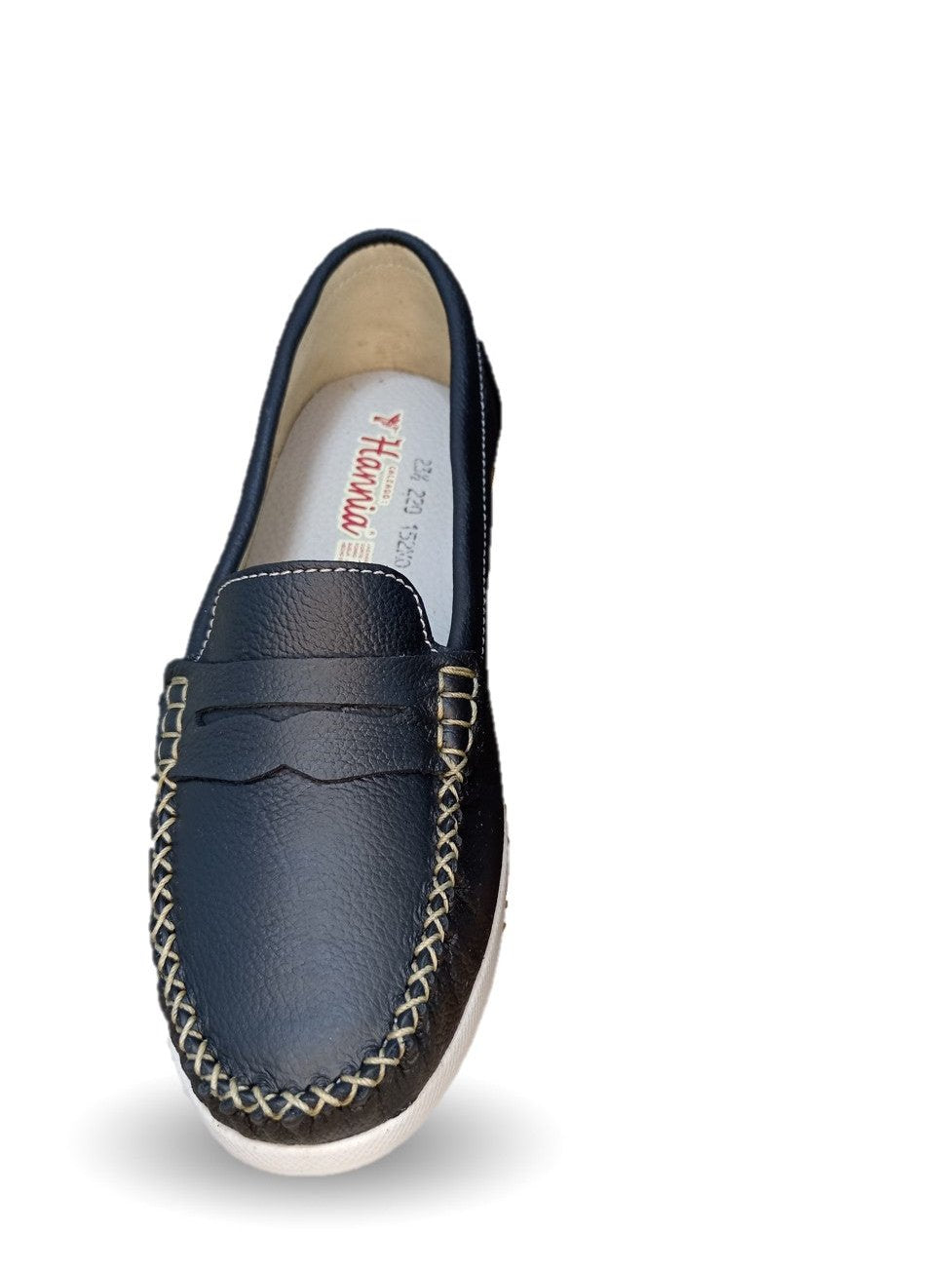 Zapato de Confort y Casual de piel Hannia 220 Negro para mujer