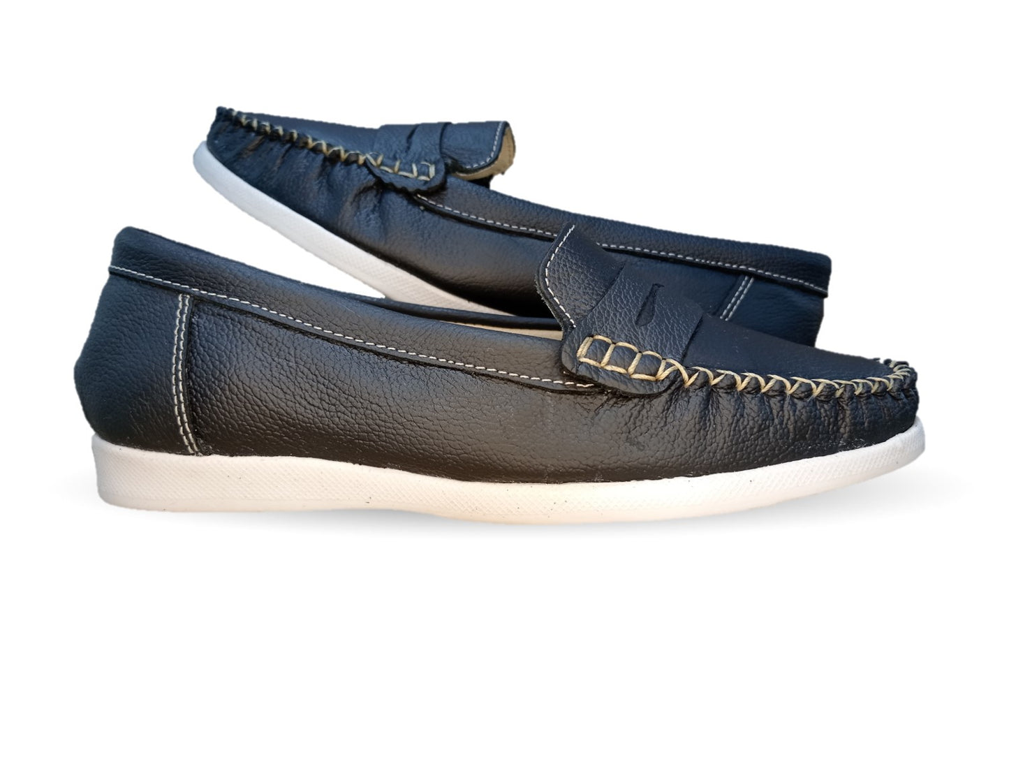 Zapato de Confort y Casual de piel Hannia 220 Negro para mujer