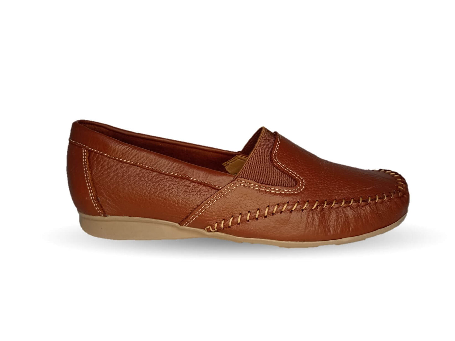 Zapato de Confort y Casual de piel Hannia 351 Café para mujer