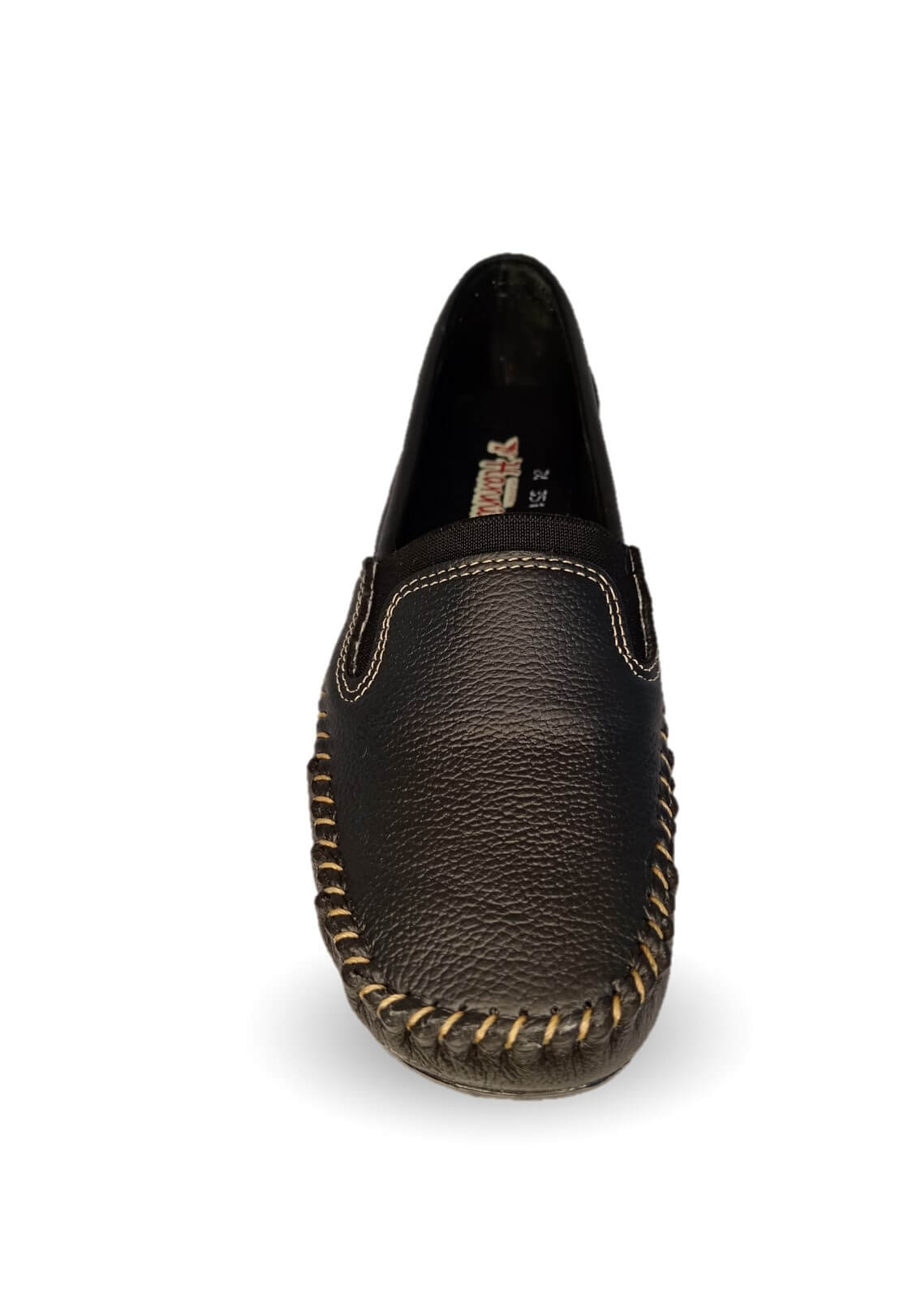 Zapato de Confort y Casual de piel Hannia 351 Negro para mujer