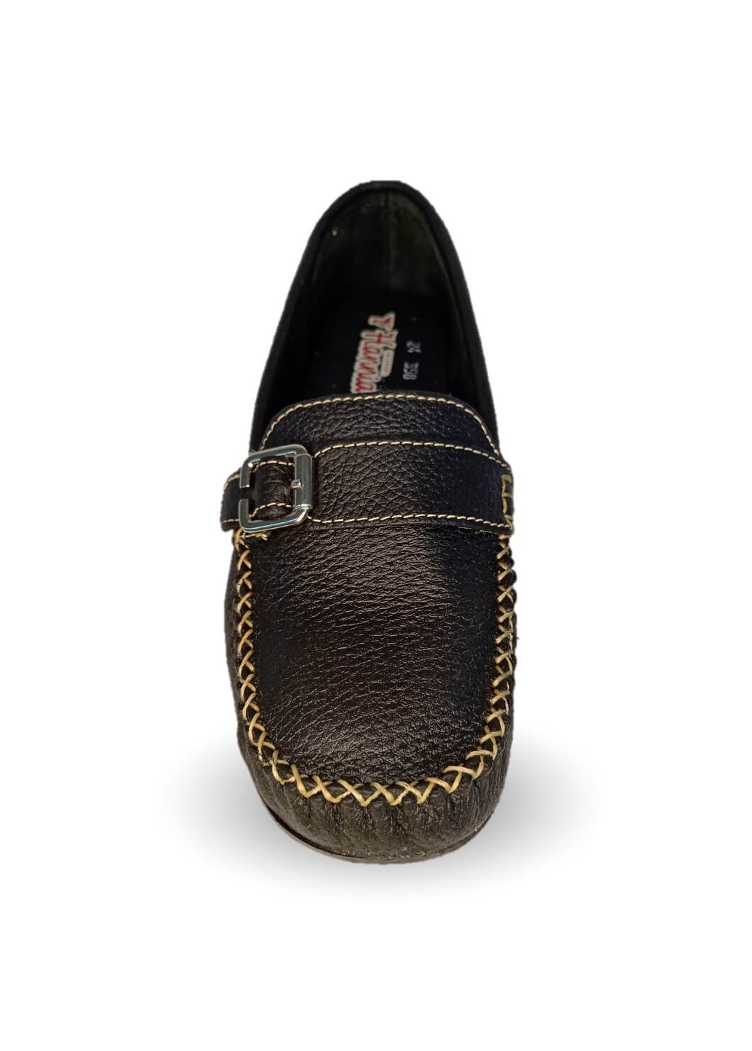 Zapato de Confort y Casual de piel Hannia 358 Negro para mujer