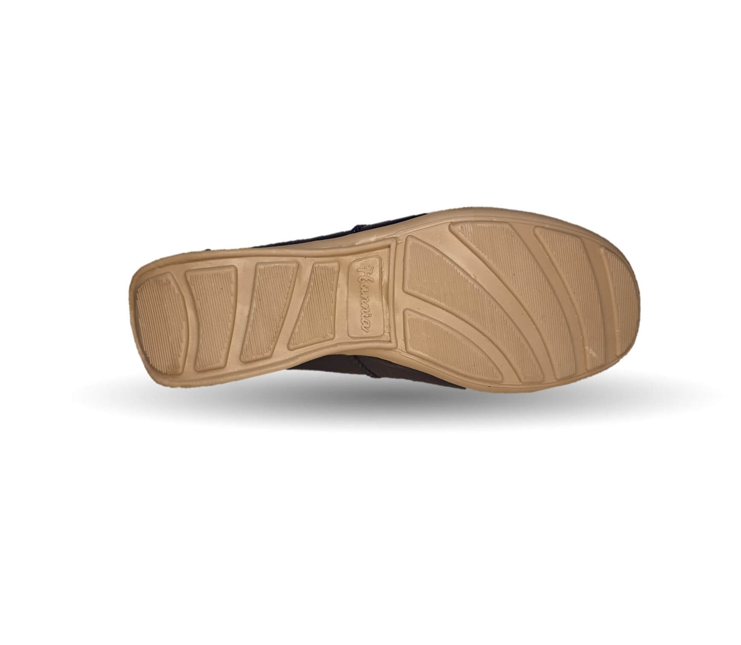 Zapato de Confort y Casual de piel Hannia 370 Marino/Miel para mujer
