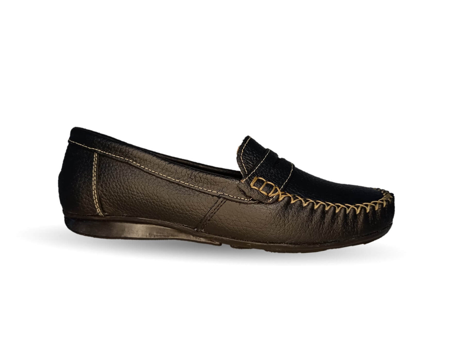 Zapato de Confort y Casual de piel Hannia 370 Negro para mujer