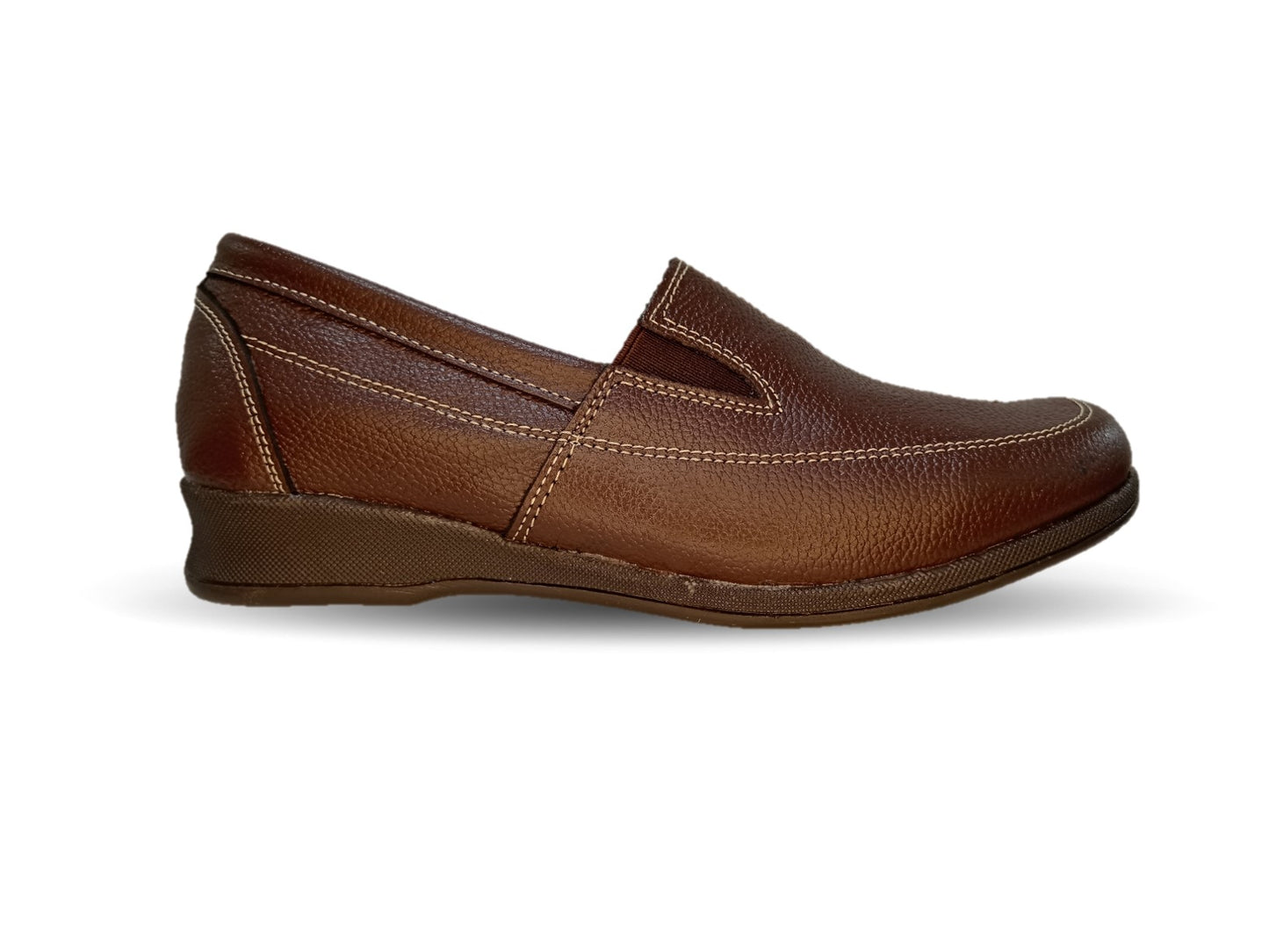 Zapato de Confort y Casual de piel Hannia 423 Café para mujer