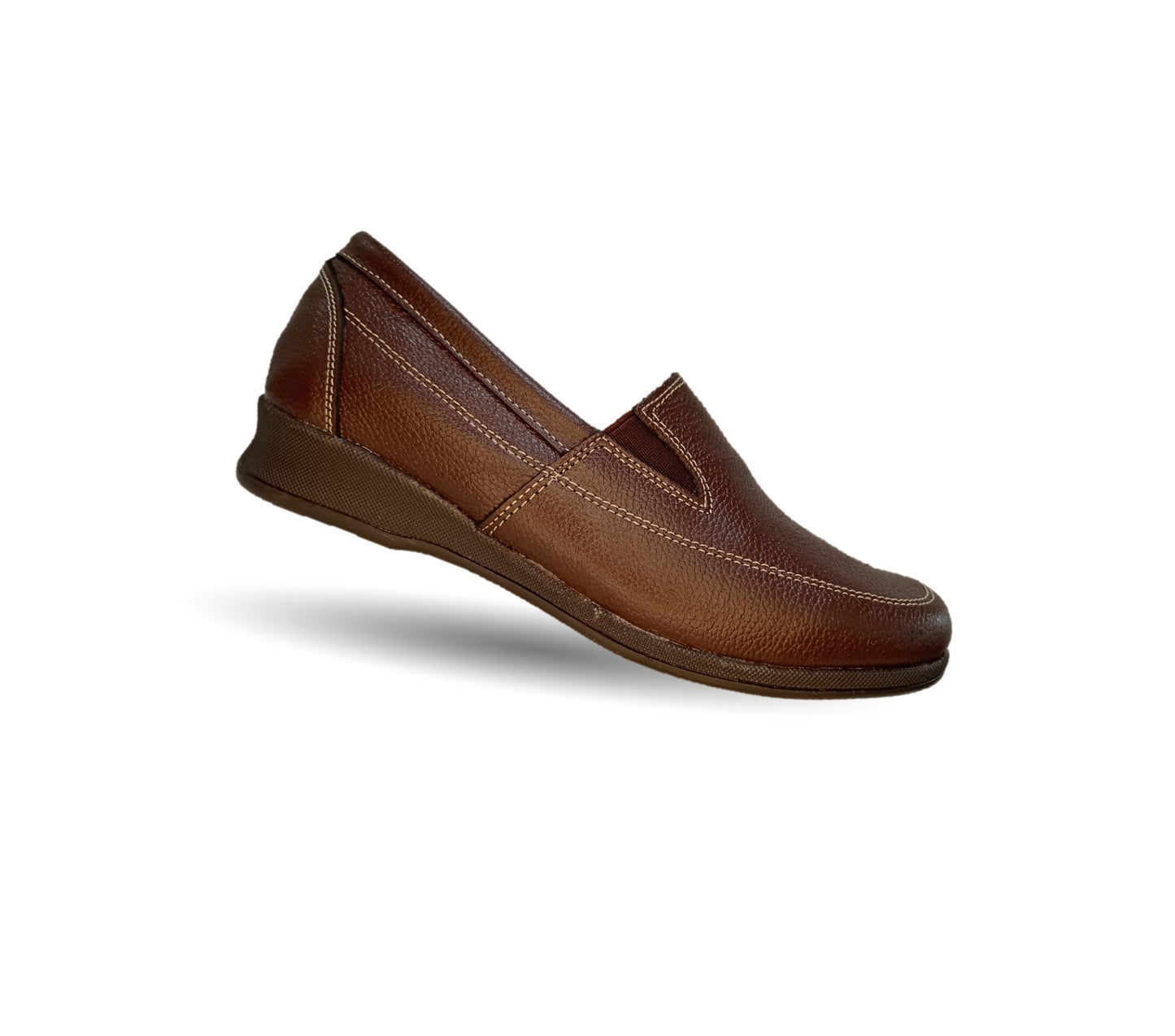 Zapato de Confort y Casual de piel Hannia 423 Café para mujer