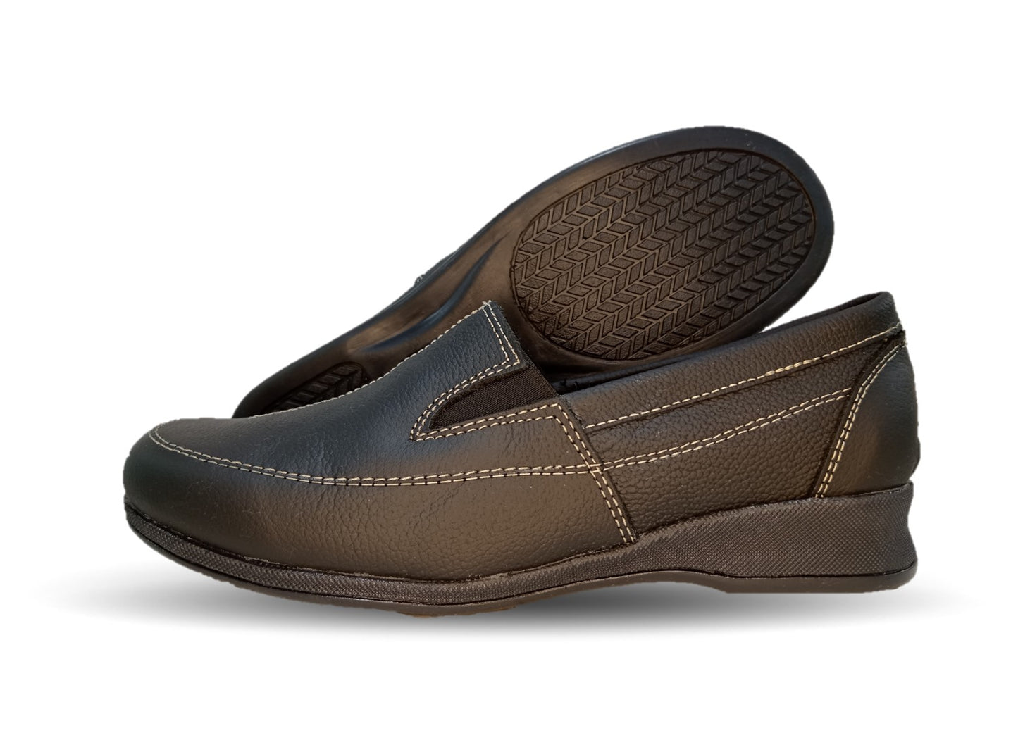 Zapato de Confort y Casual de piel Hannia 423 Negro para mujer
