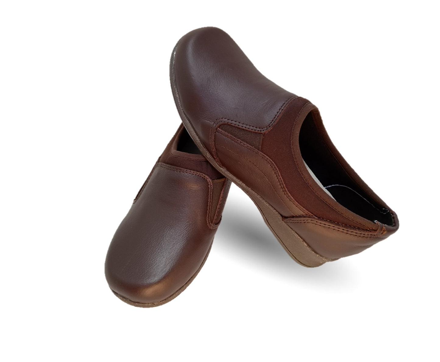 Zapato de Confort y Casual de piel Hannia 424 Café para mujer