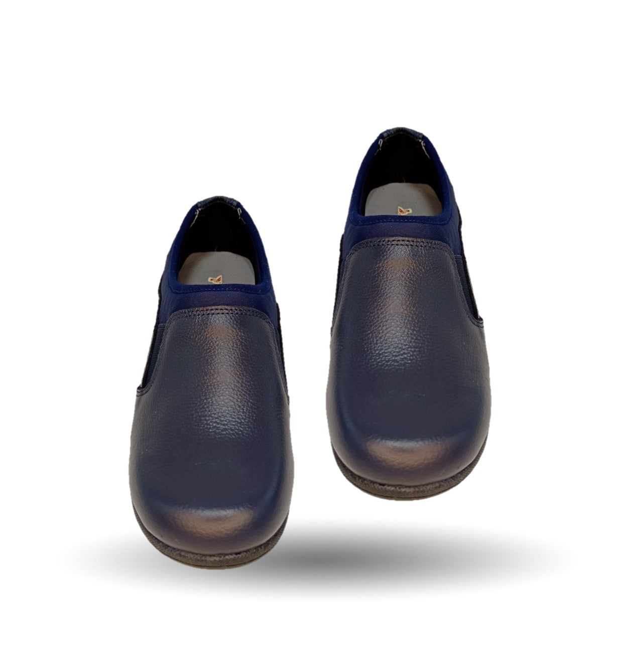 Zapato de Confort y Casual de piel Hannia 424 Azul Marino para mujer