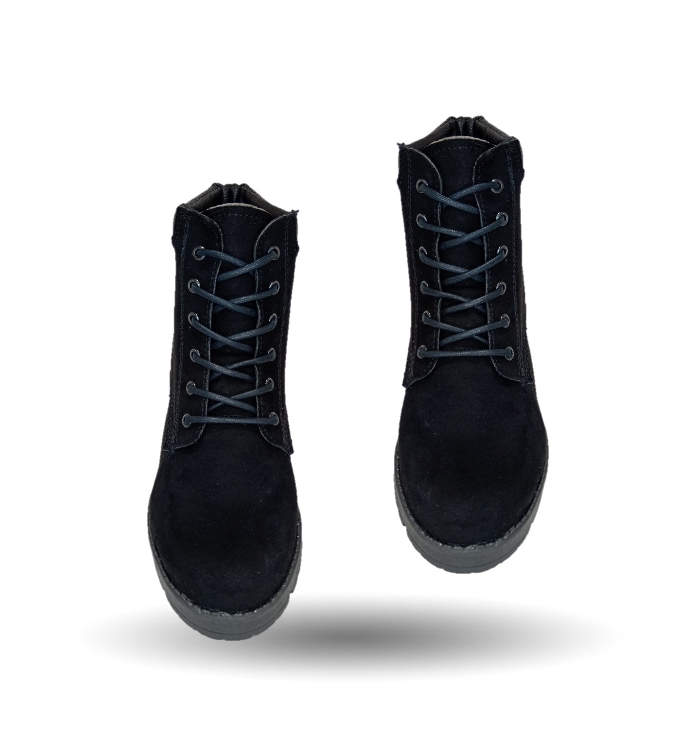 Botín Casual con tacón mediano Hannia 8 Negro para mujer