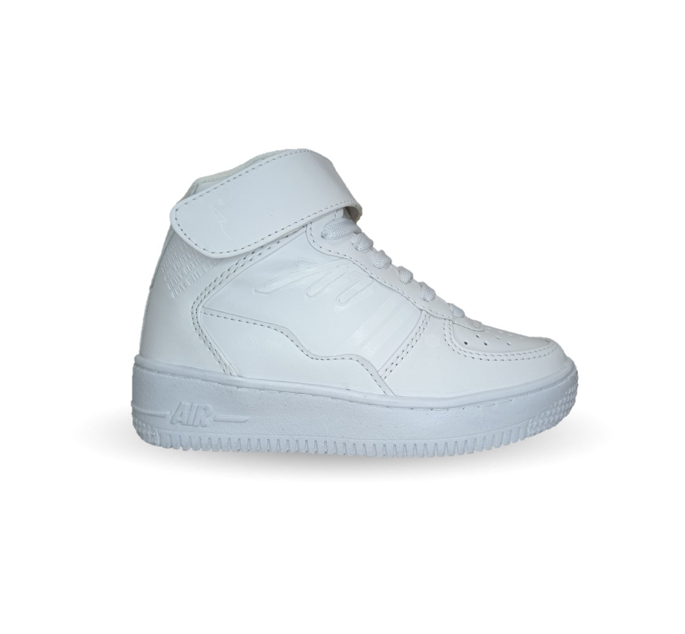 Tenis Urbano y Escolar Harman 1003 Blanco/Blanco Unisex para niño y niña