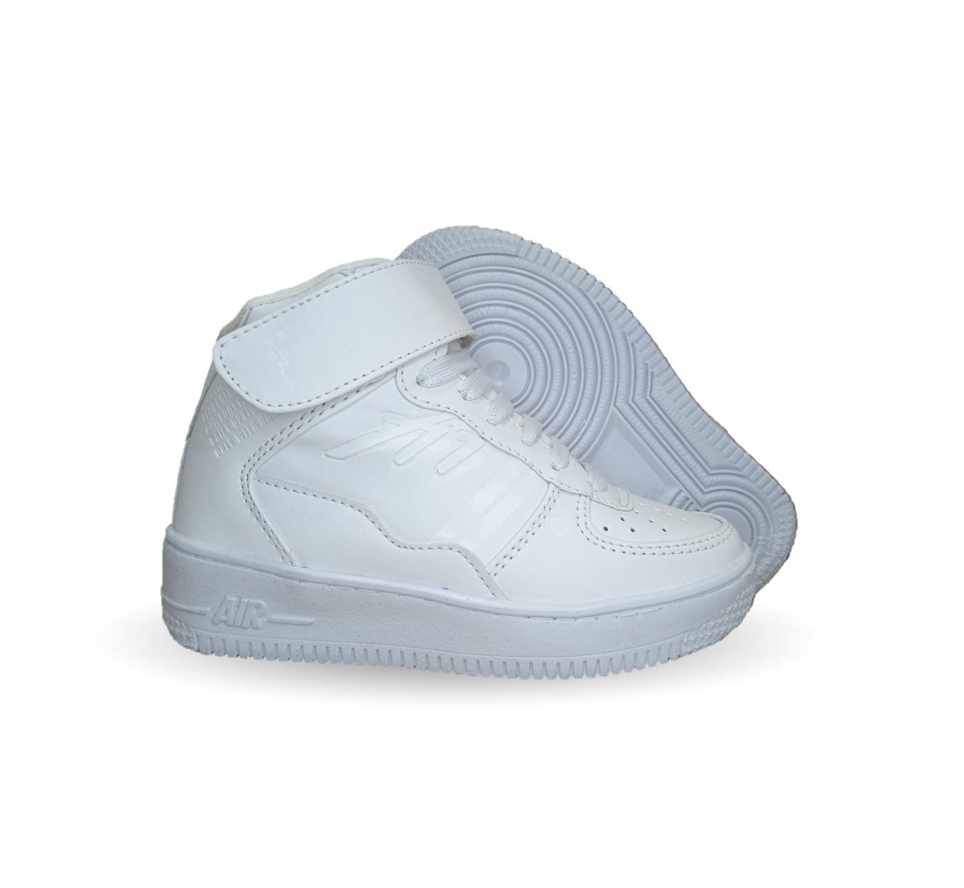 Tenis Urbano y Escolar Harman 1003 Blanco/Blanco Unisex para niño y niña