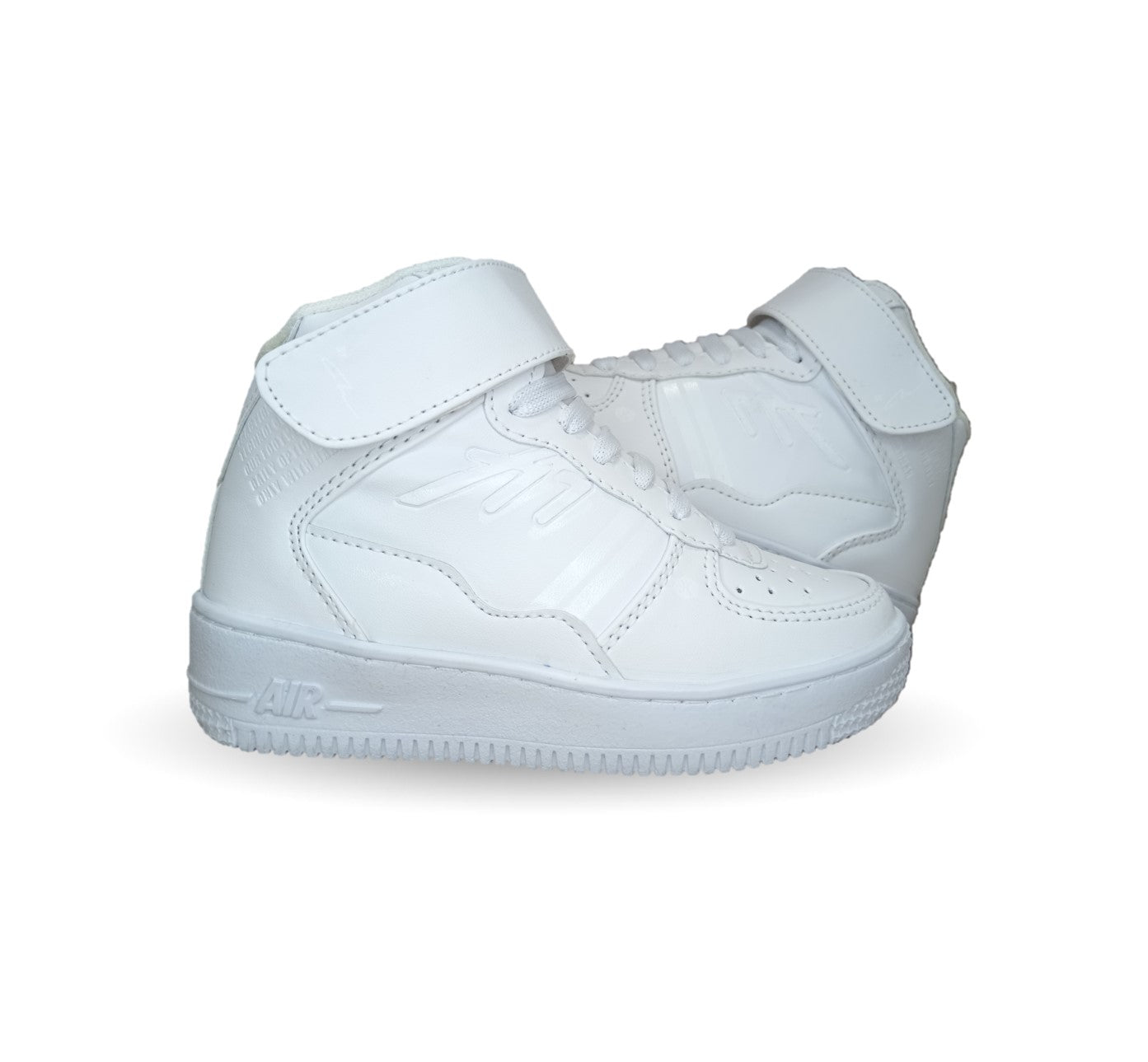 Tenis Urbano y Escolar Harman 1003 Blanco/Blanco Unisex para niño y niña