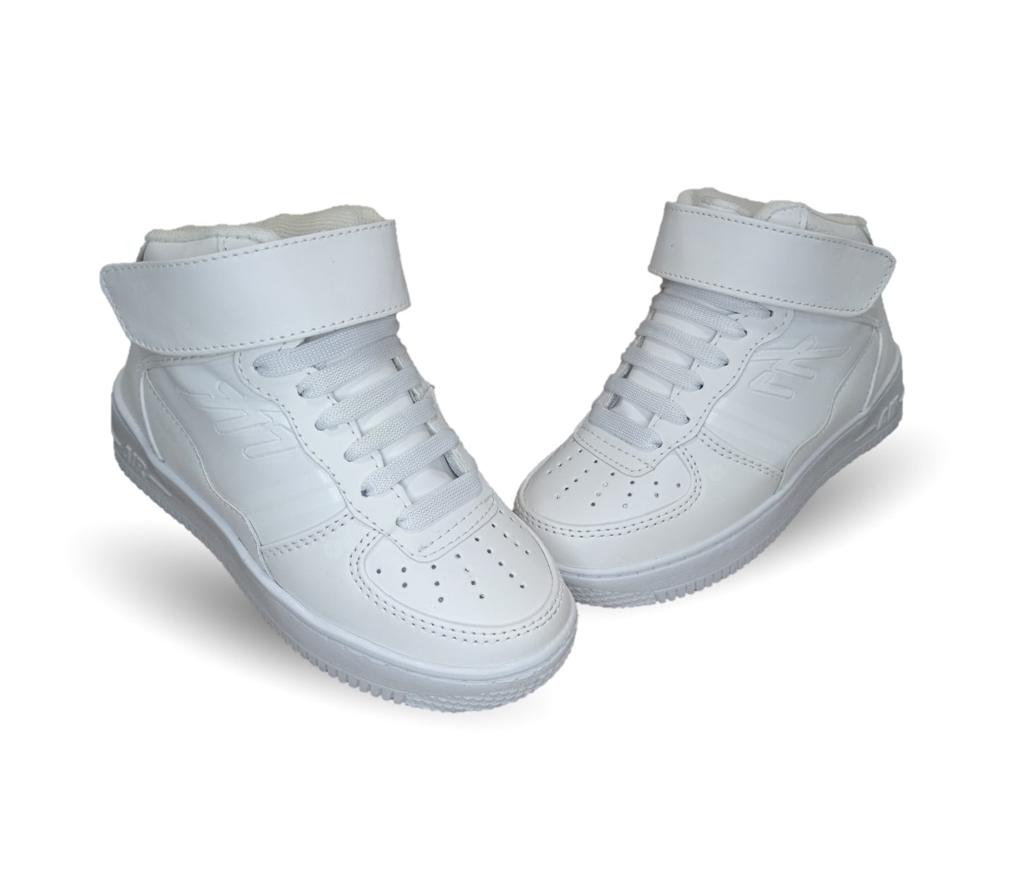Tenis Urbano y Escolar Harman 1003 Blanco/Blanco Unisex para niño y niña