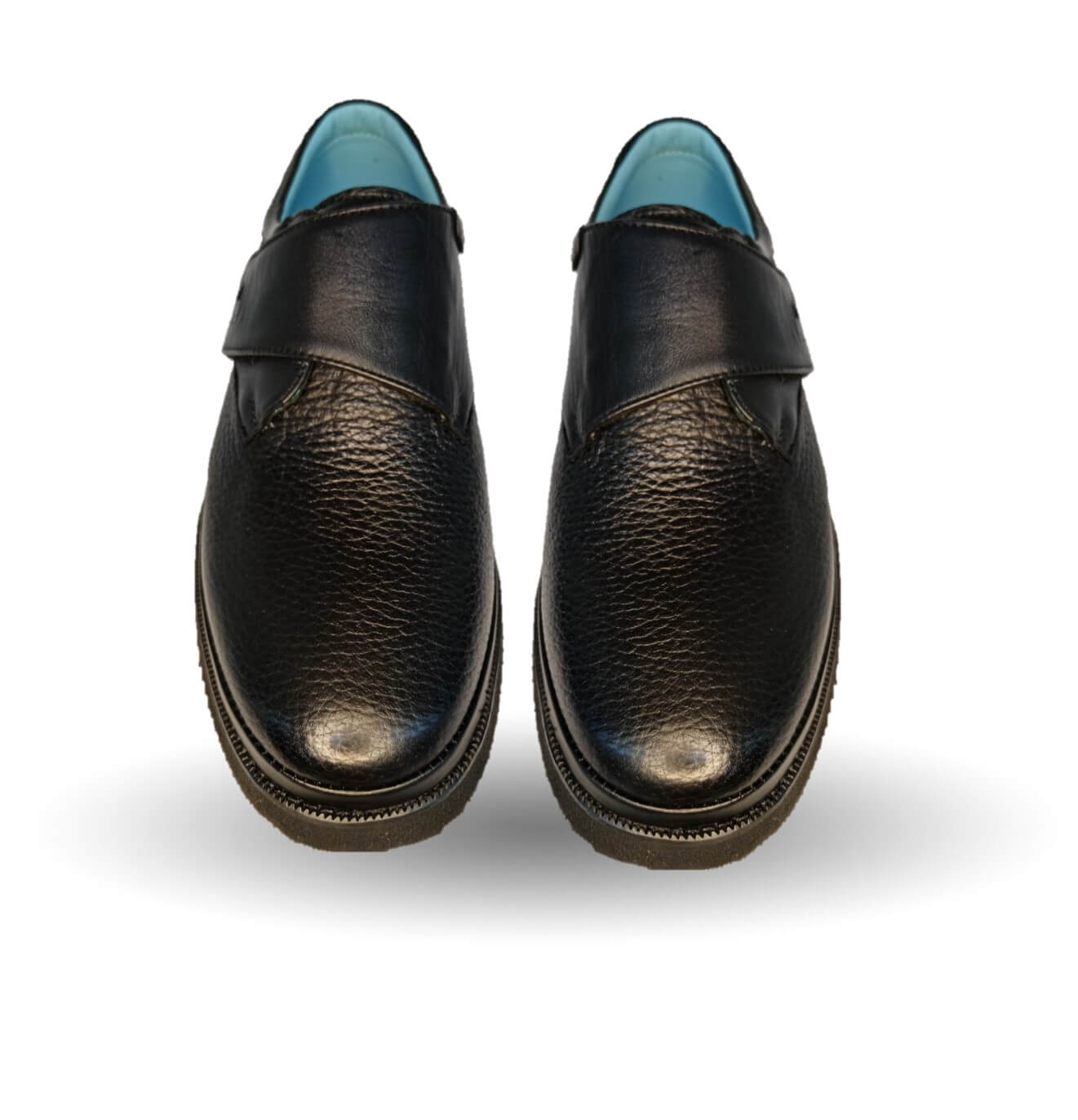 Zapato de Confort de piel de venado Jarking 1813 Negro para hombre