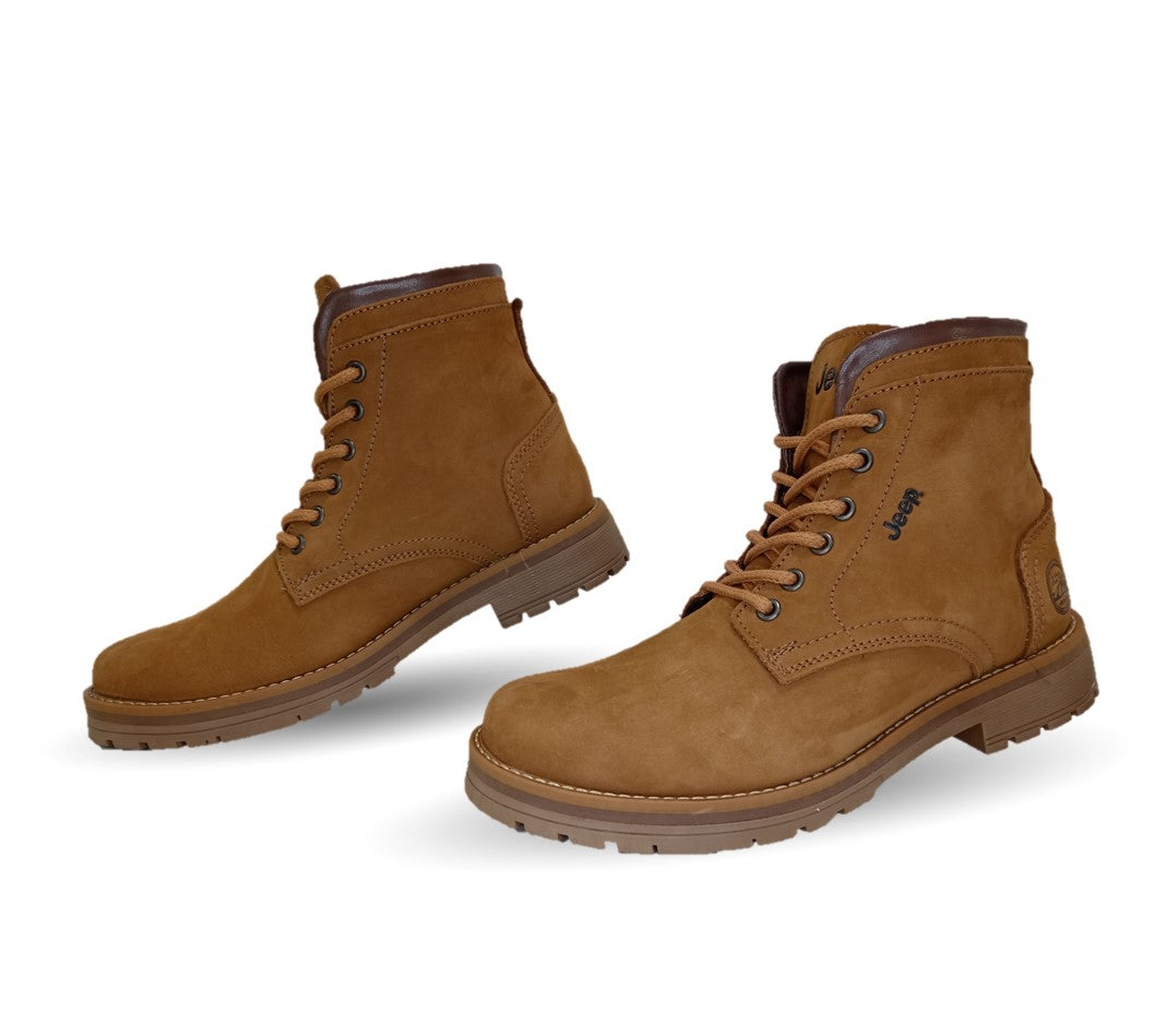 Botas Casuales de piel Jeep 10153 Nobuck Bronce para hombre