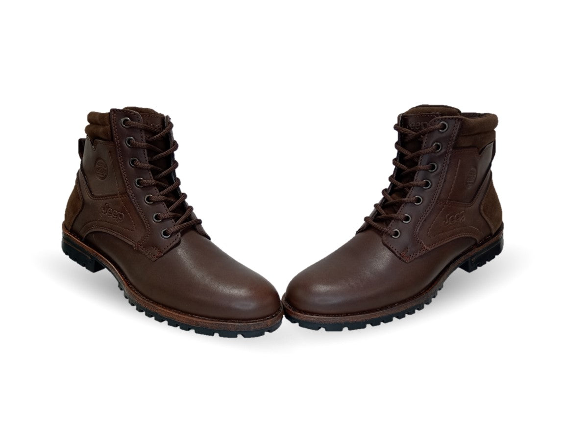 Botas Casuales de piel Jeep 44398 Café Encino para hombre