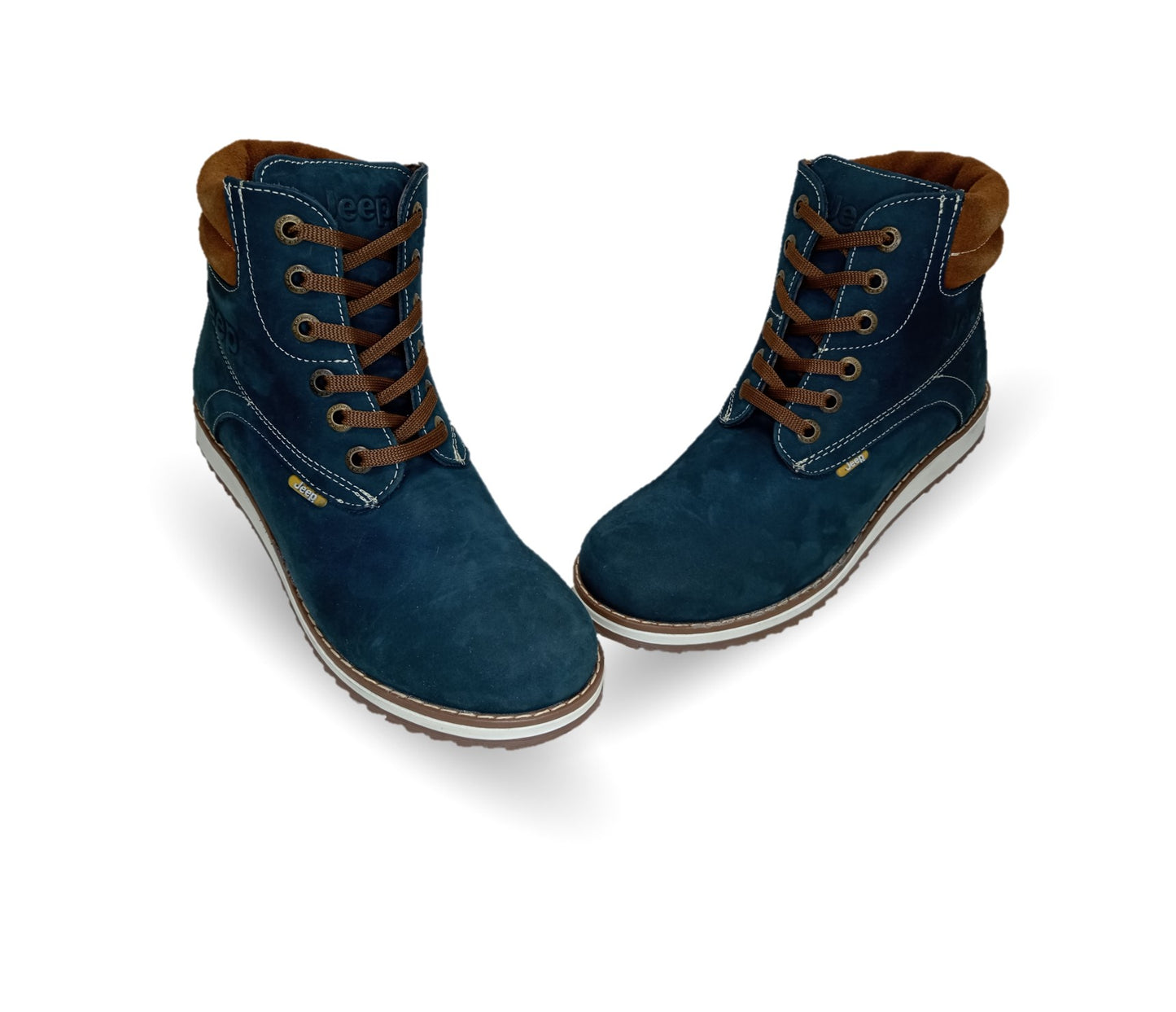 Bota Casual de piel Jeep 9421 Nobuck Marino para mujer