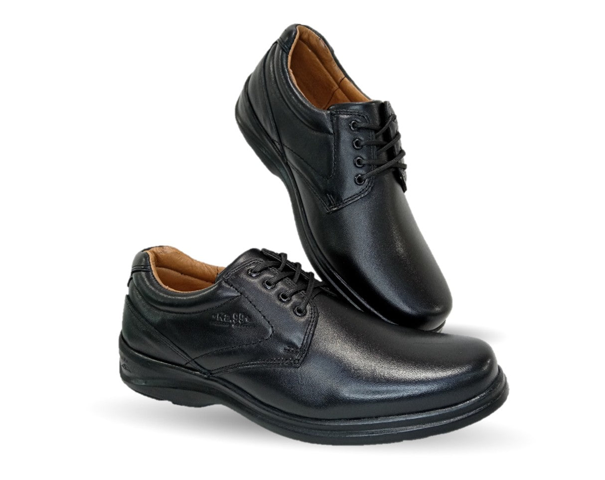 Zapato de Confort y Casual de piel Ka99 1083 Negro para hombre