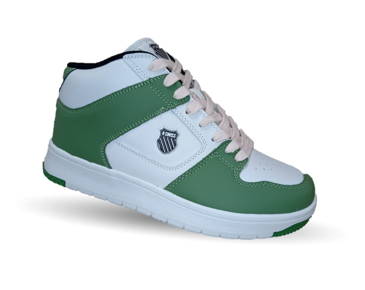 Tenis Urbano K Swiss de piel 178 Blanco/Verde para mujer