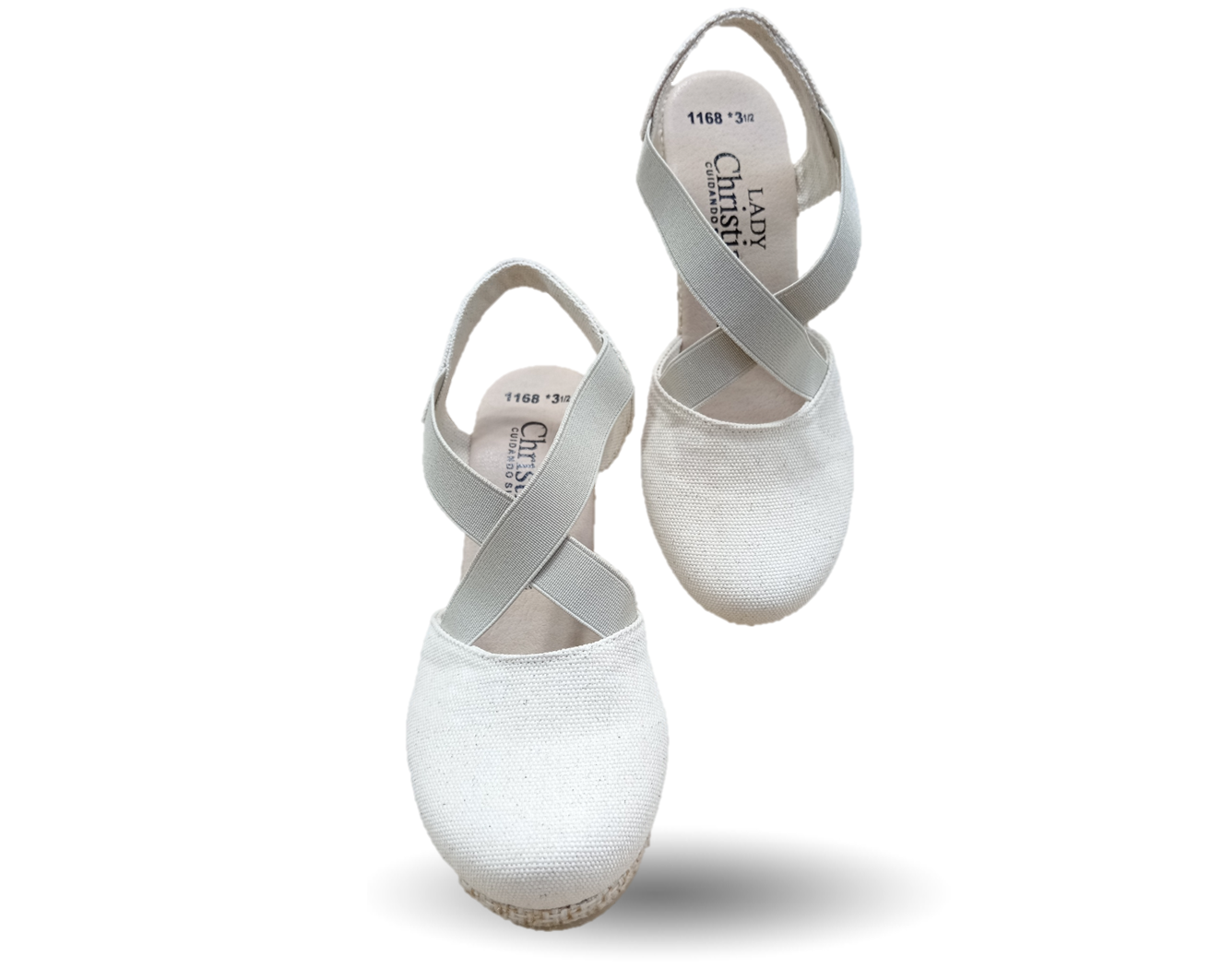 Sandalia tipo Alpargata Lady Christian 1168 Crudo para mujer