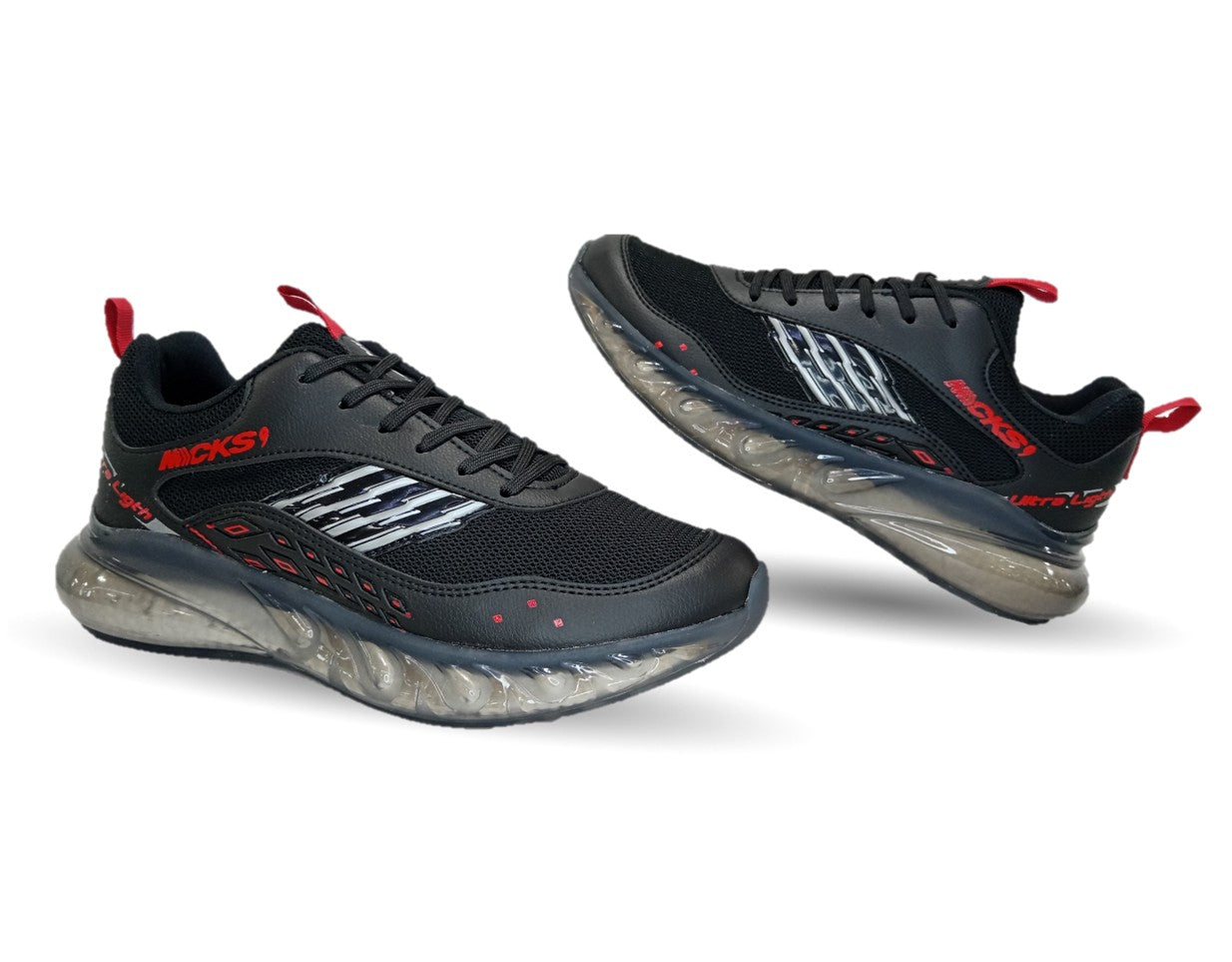 Tenis Deportivo Mayckers 232 Negro/Rojo para hombre